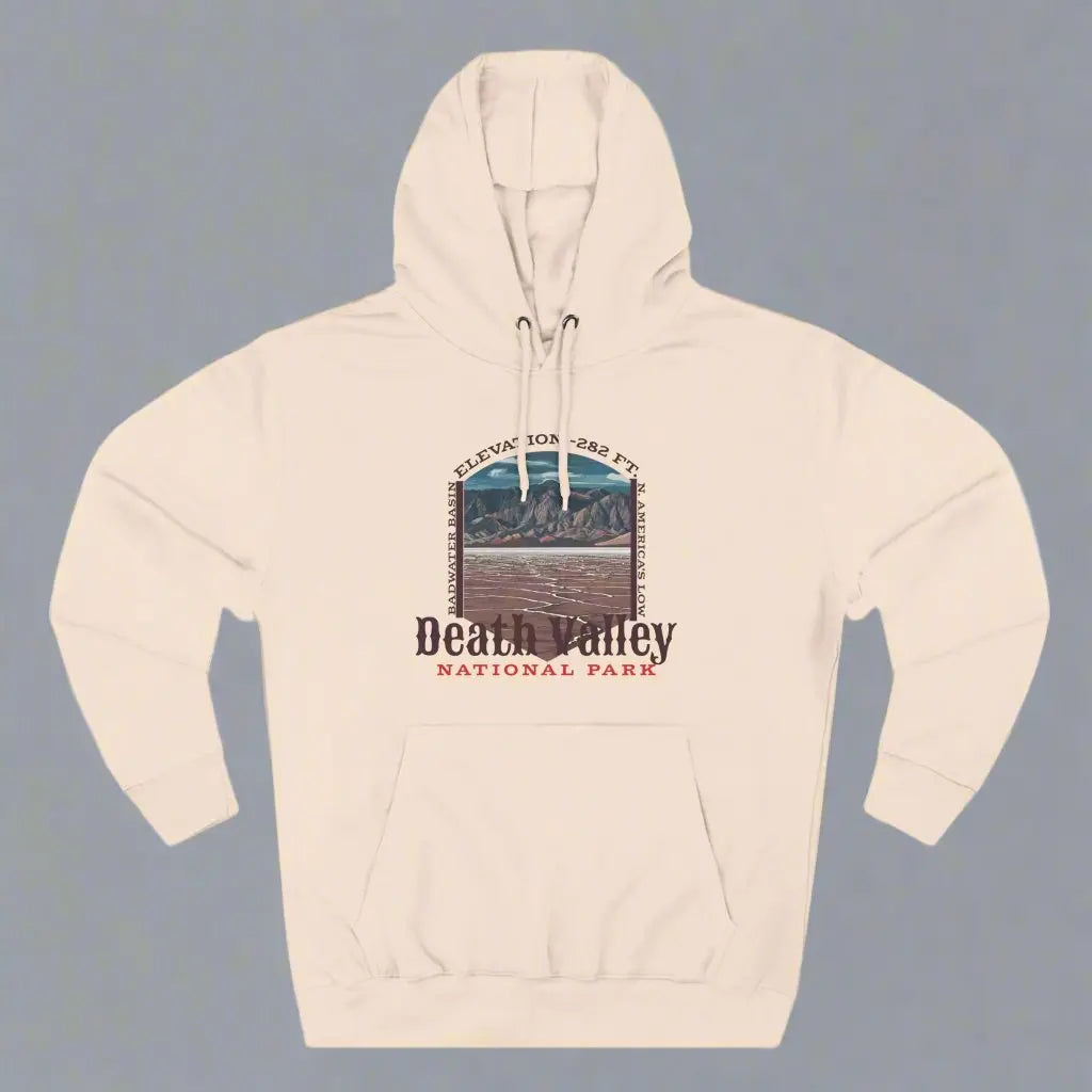 Death Valley National Park Unisex Fit Fleece Hoodie Badwater Basin - Park Service Apparel