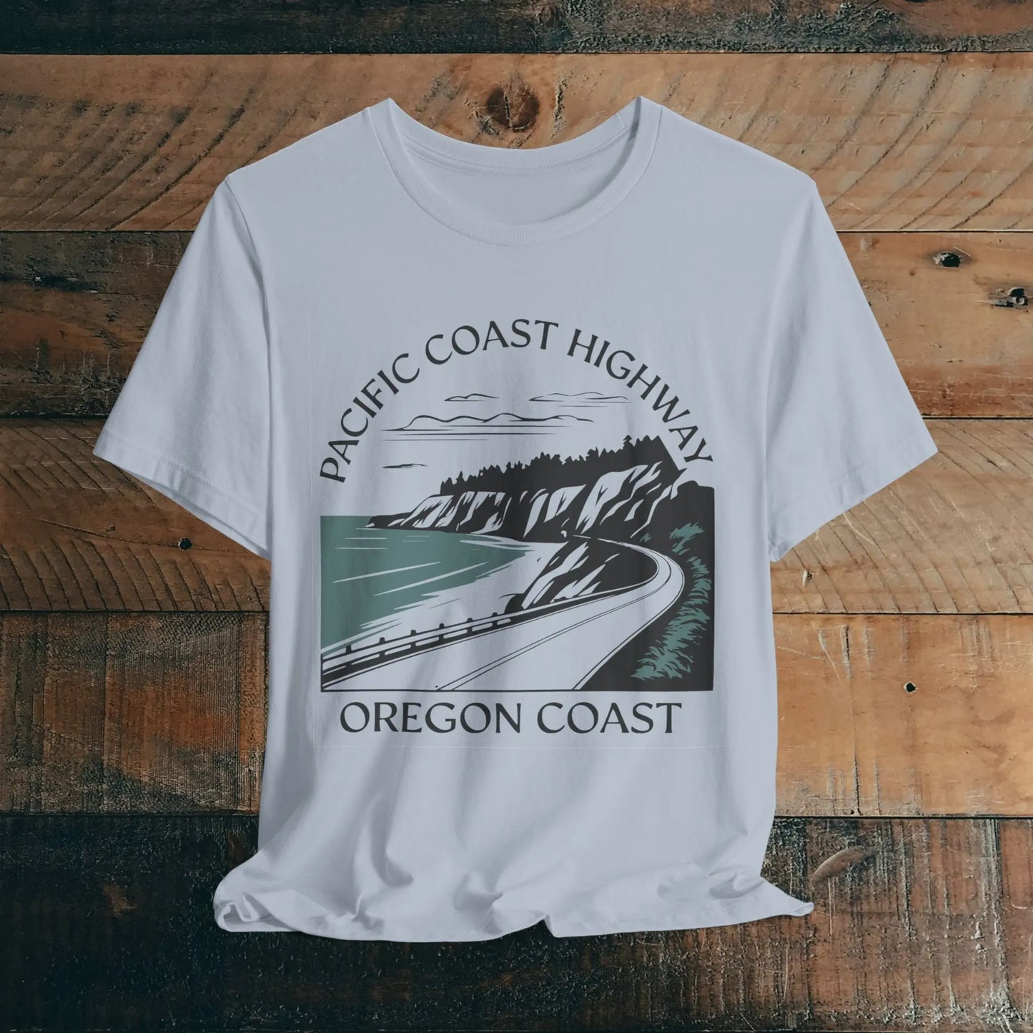 Oregon Pacific Coast Highway Unisex Fit Soft T-shirt PCH - Park Service Apparel