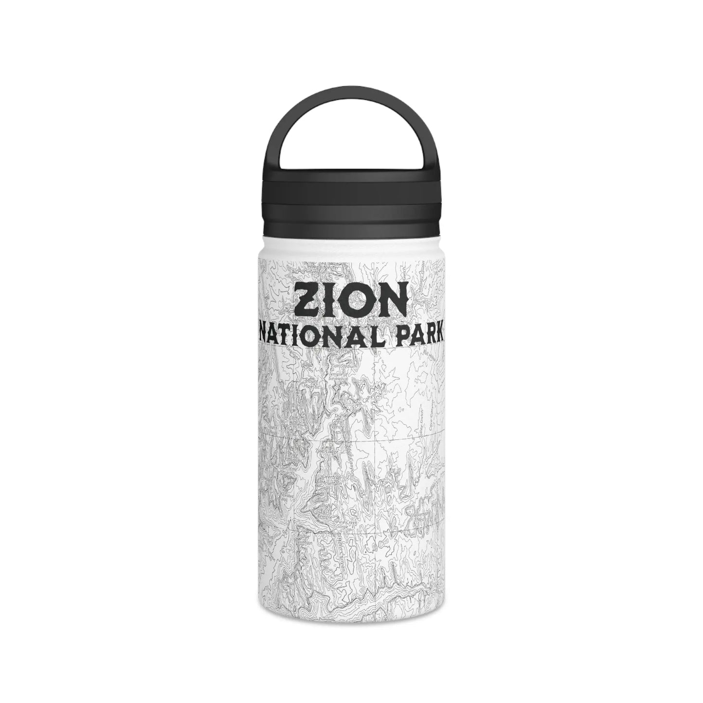 Zion National Park Insulated Stainless Steel Water Bottle (3 Sizes, 3 Lid Options) - Park Service Apparel