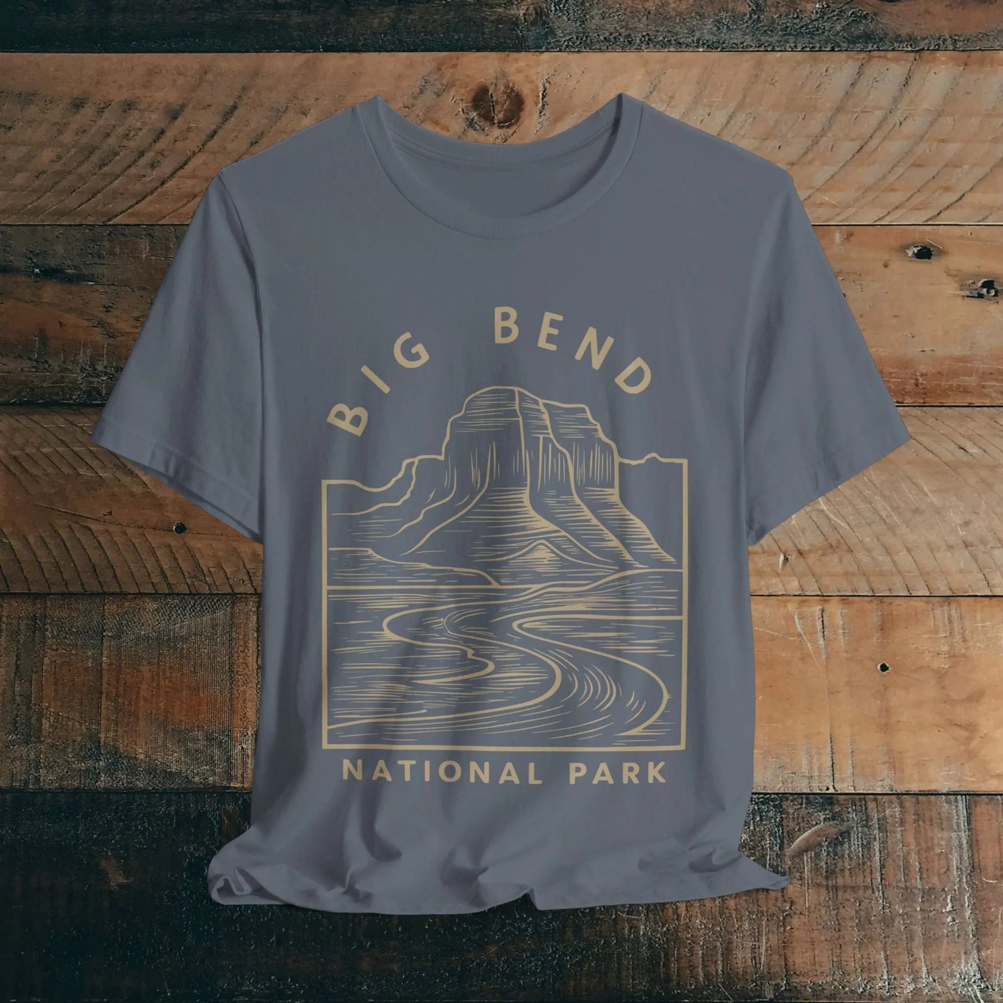 Big Bend National Park Unisex Fit Soft T-Shirt Curving River - Park Service Apparel