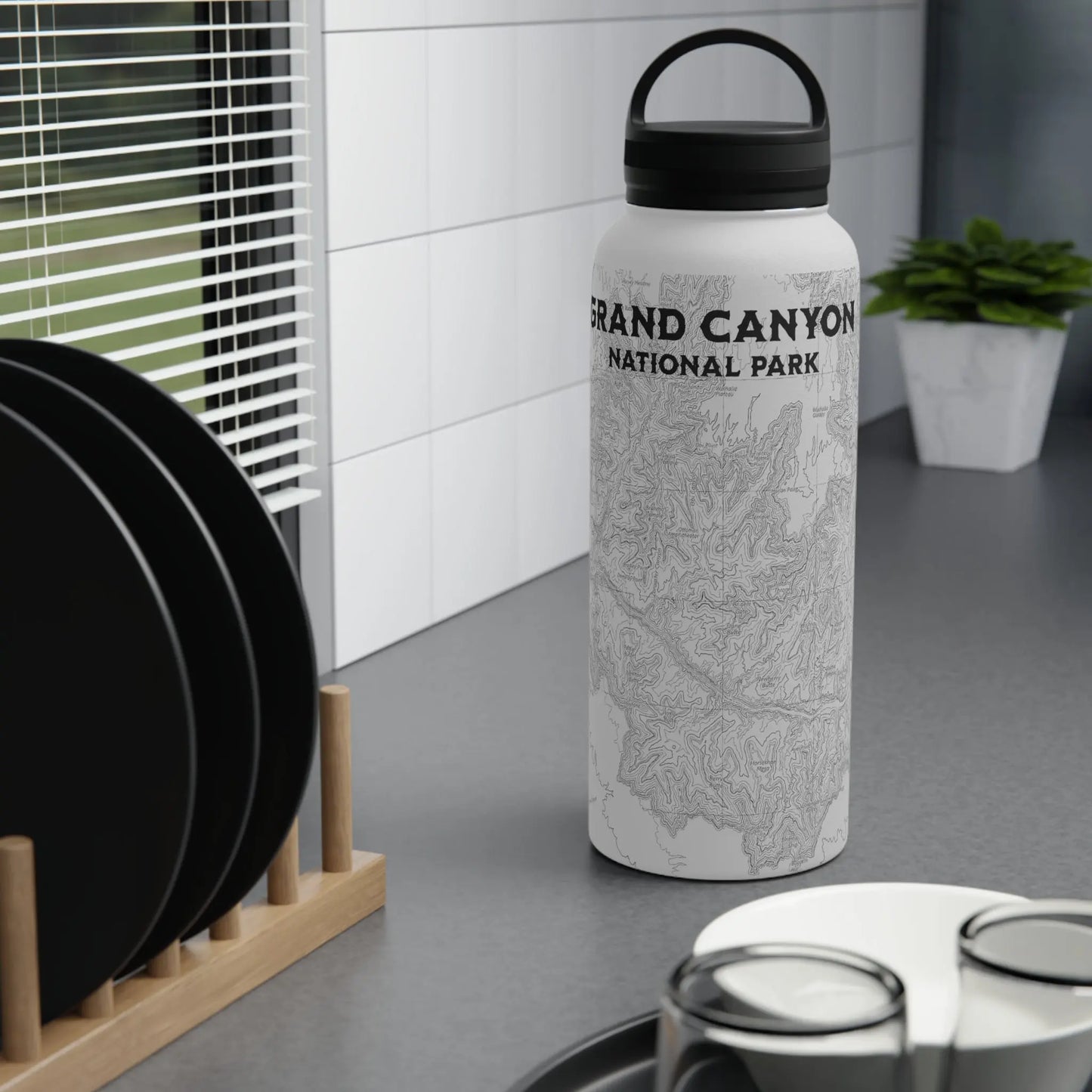Grand Canyon National Park Stainless Steel Water Bottle (3 Sizes, 3 Lid Options) - Park Service Apparel