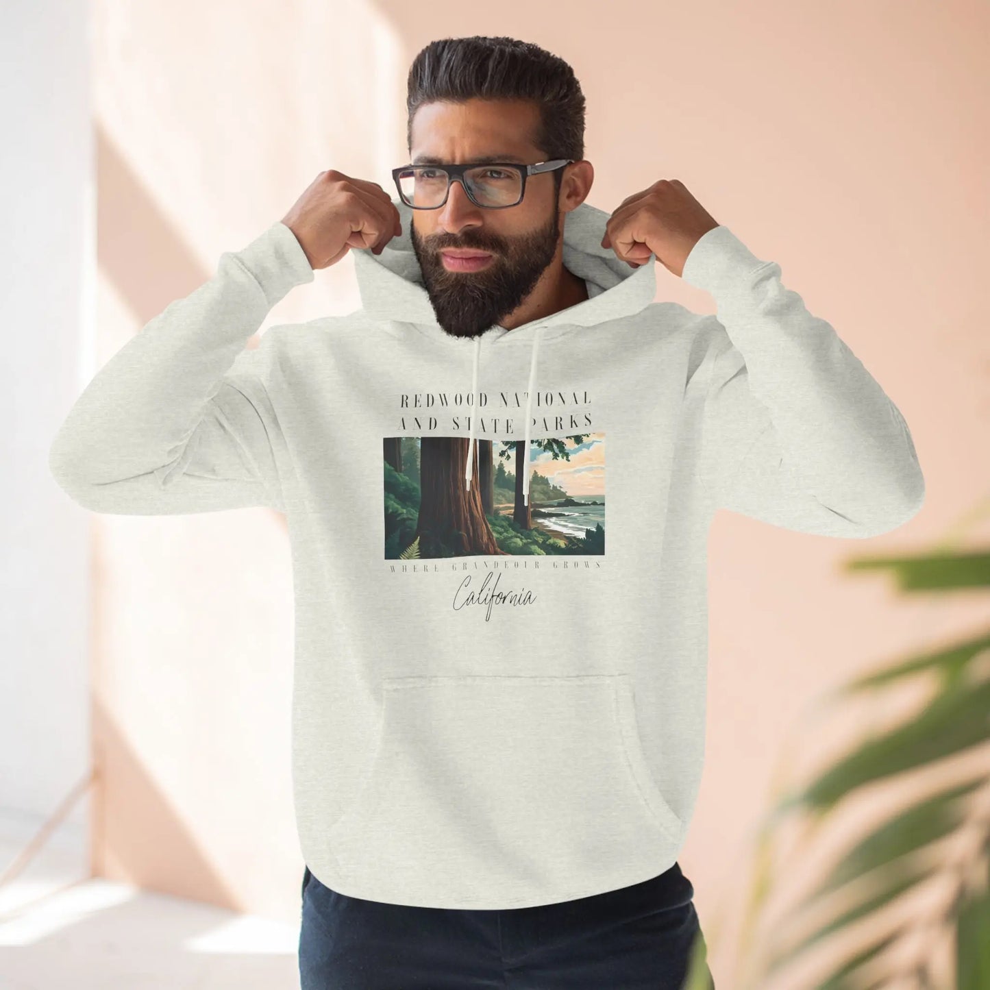Redwood State and National Parks Unisex Fit Fleece Hoodie - Park Service Apparel