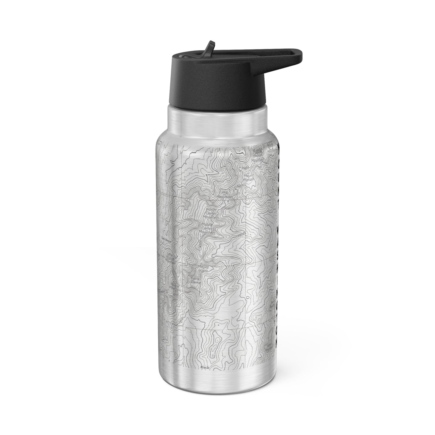 Mount Washington Topographic Insulated Water Bottle Tumbler 32oz Printify
