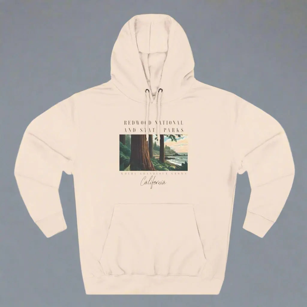 Redwood State and National Parks Unisex Fit Fleece Hoodie - Park Service Apparel