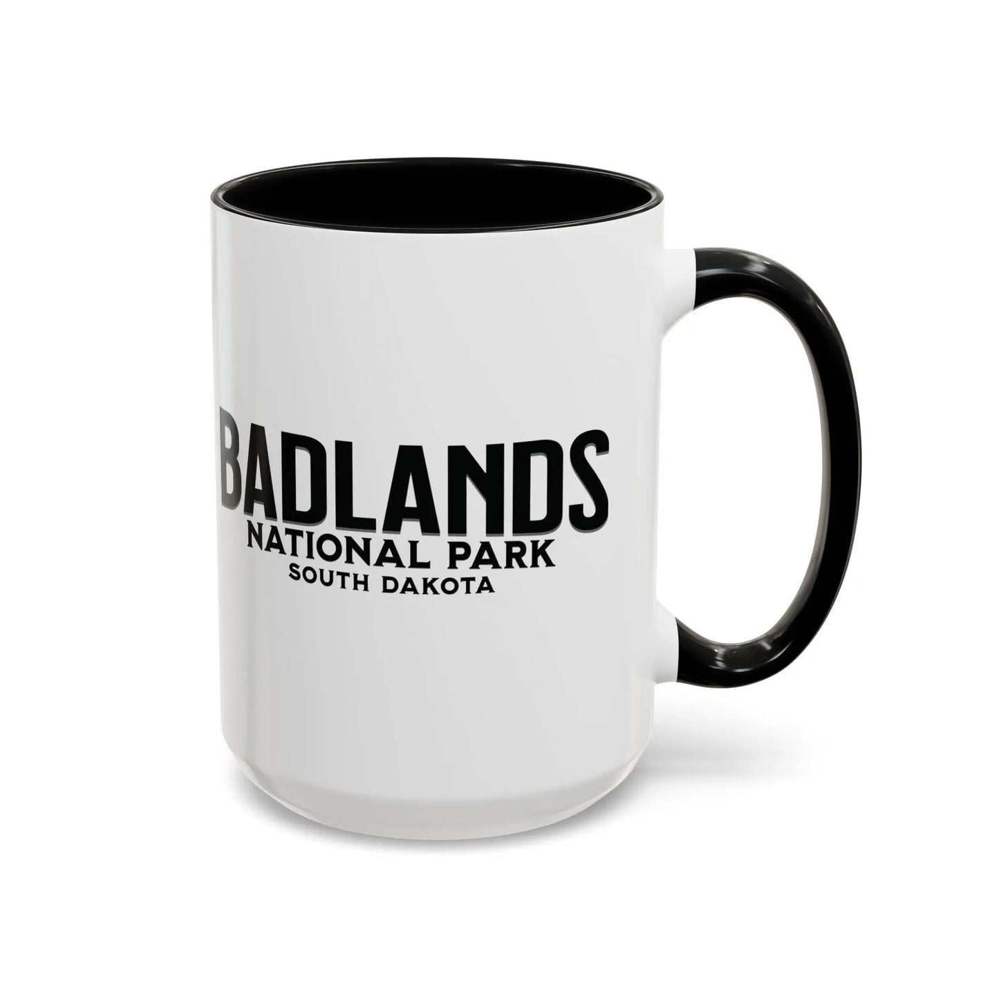 Badlands National Park Accent Coffee Mug 11oz 15oz Blue Black Pink Red Outdoor Inspired Ceramic Mug - Park Service Apparel