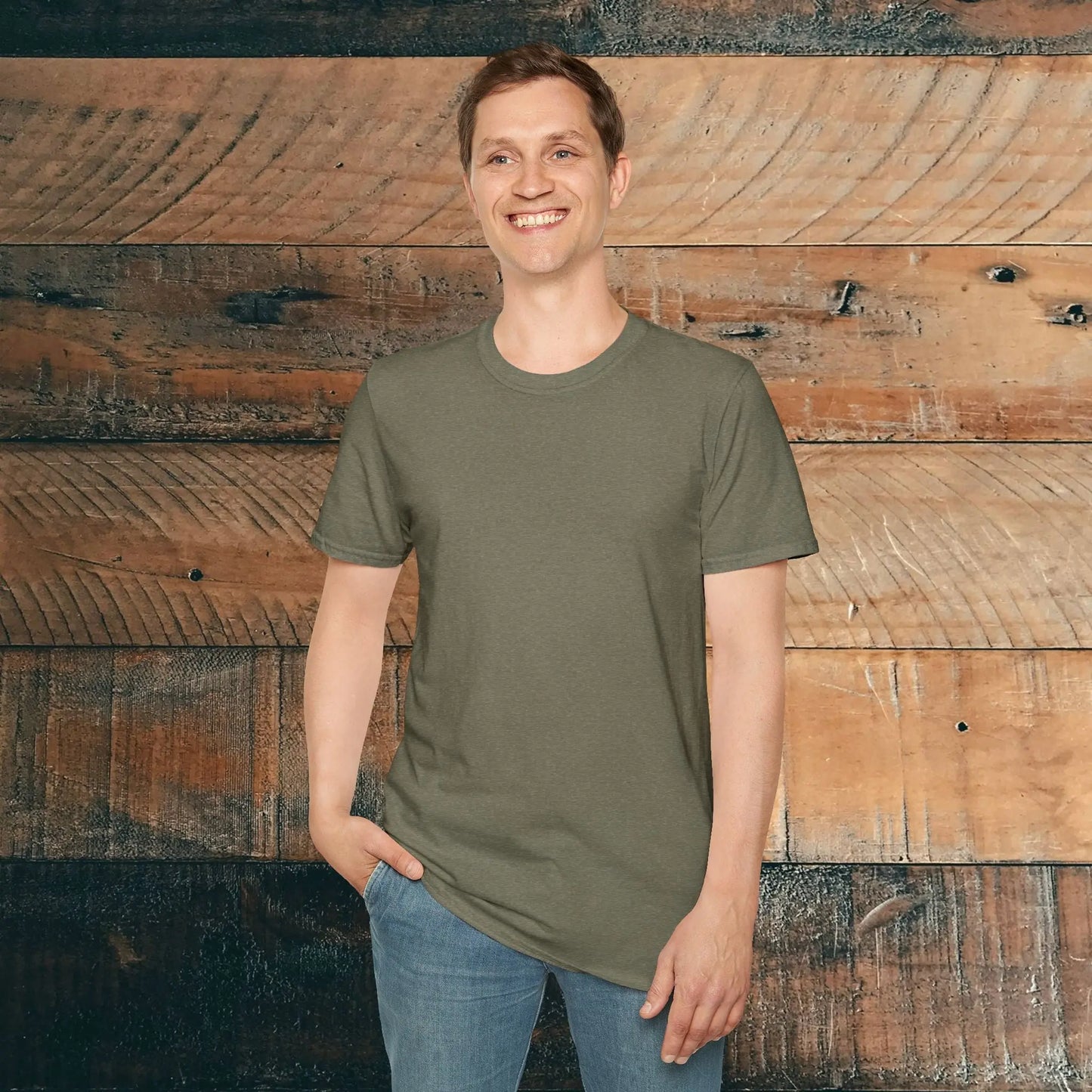 Mount Rainier Wood Sign Back Print National Park Soft T-shirt - Park Service Apparel
