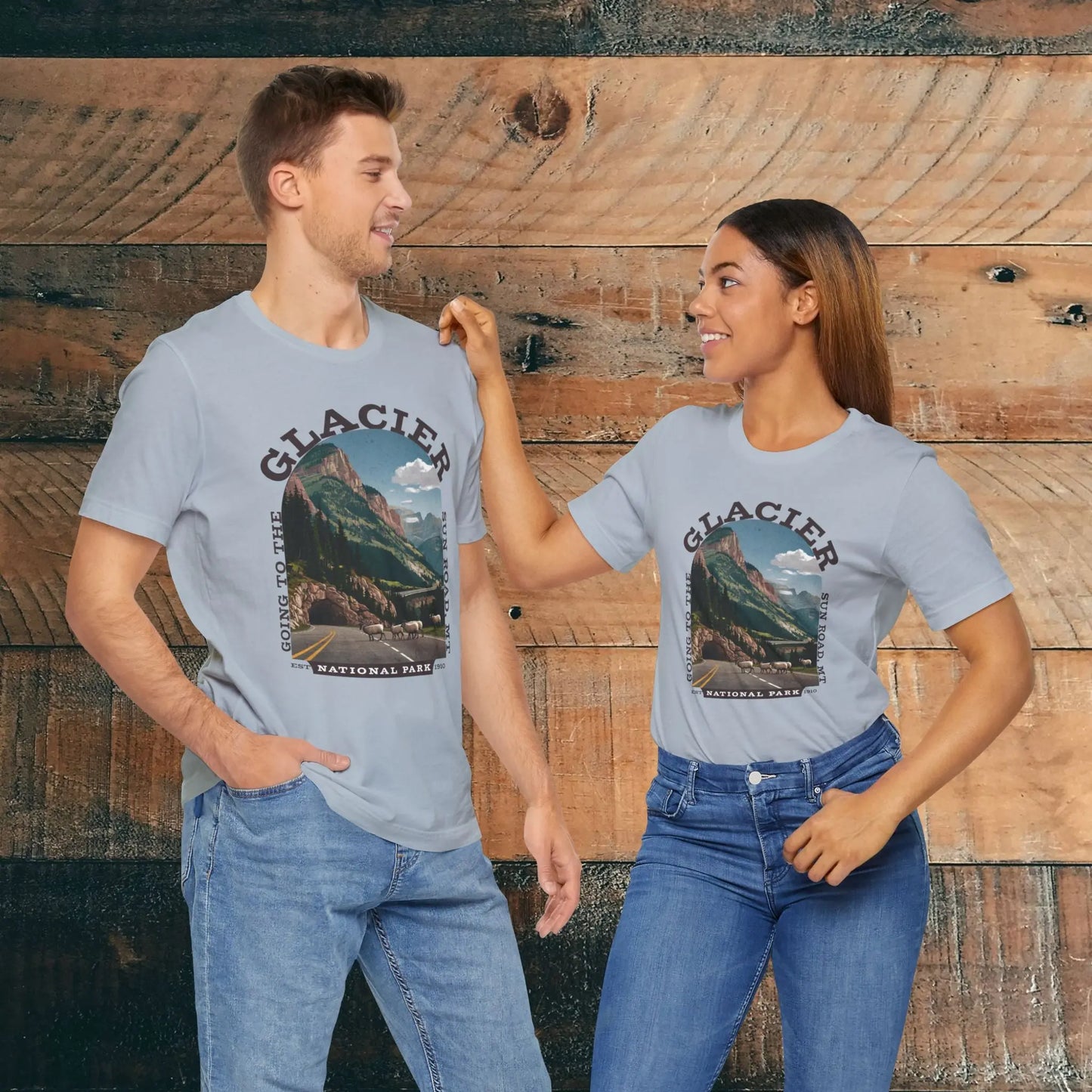 Glacier National Park Unisex Fit T-Shirt Going To The Sun Road Montana - Park Service Apparel