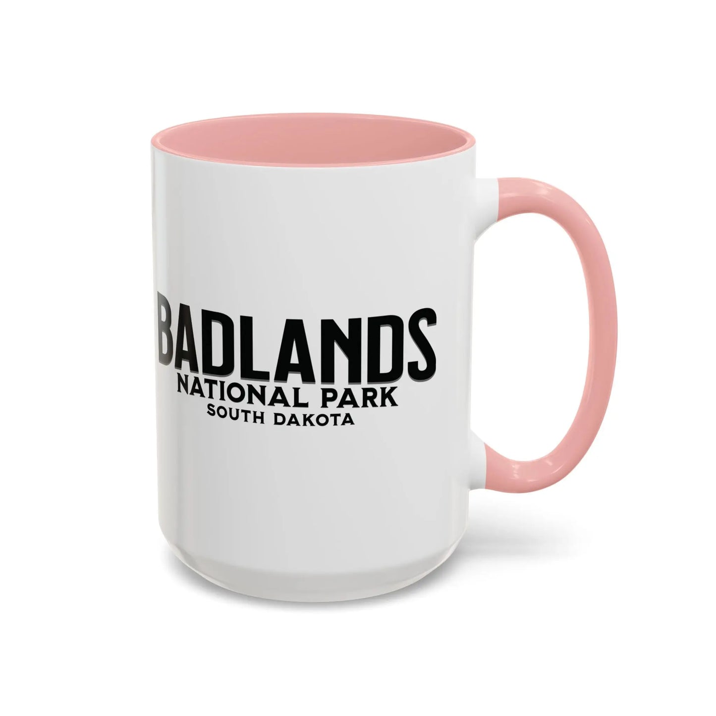 Badlands National Park Accent Coffee Mug 11oz 15oz Blue Black Pink Red Outdoor Inspired Ceramic Mug - Park Service Apparel