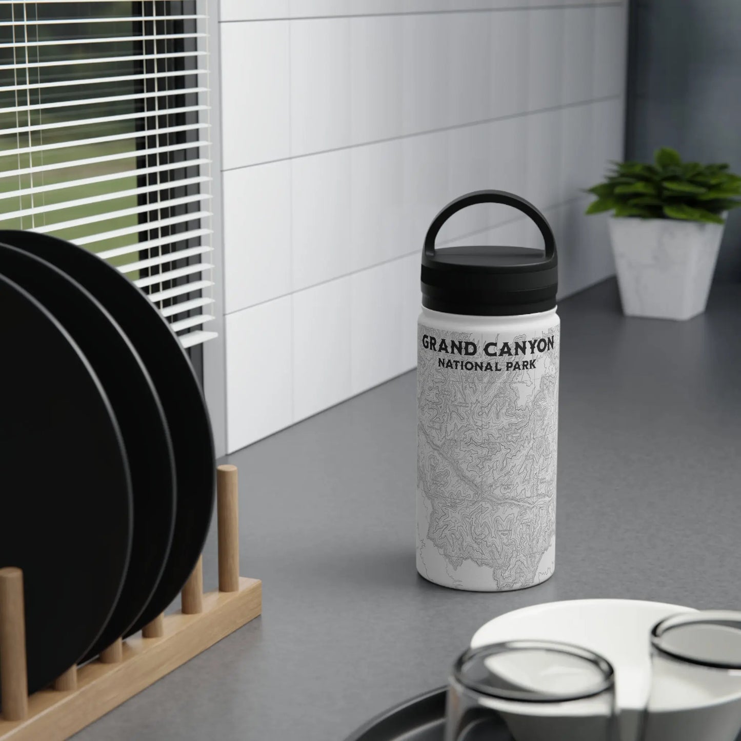 Grand Canyon National Park Stainless Steel Water Bottle (3 Sizes, 3 Lid Options) - Park Service Apparel