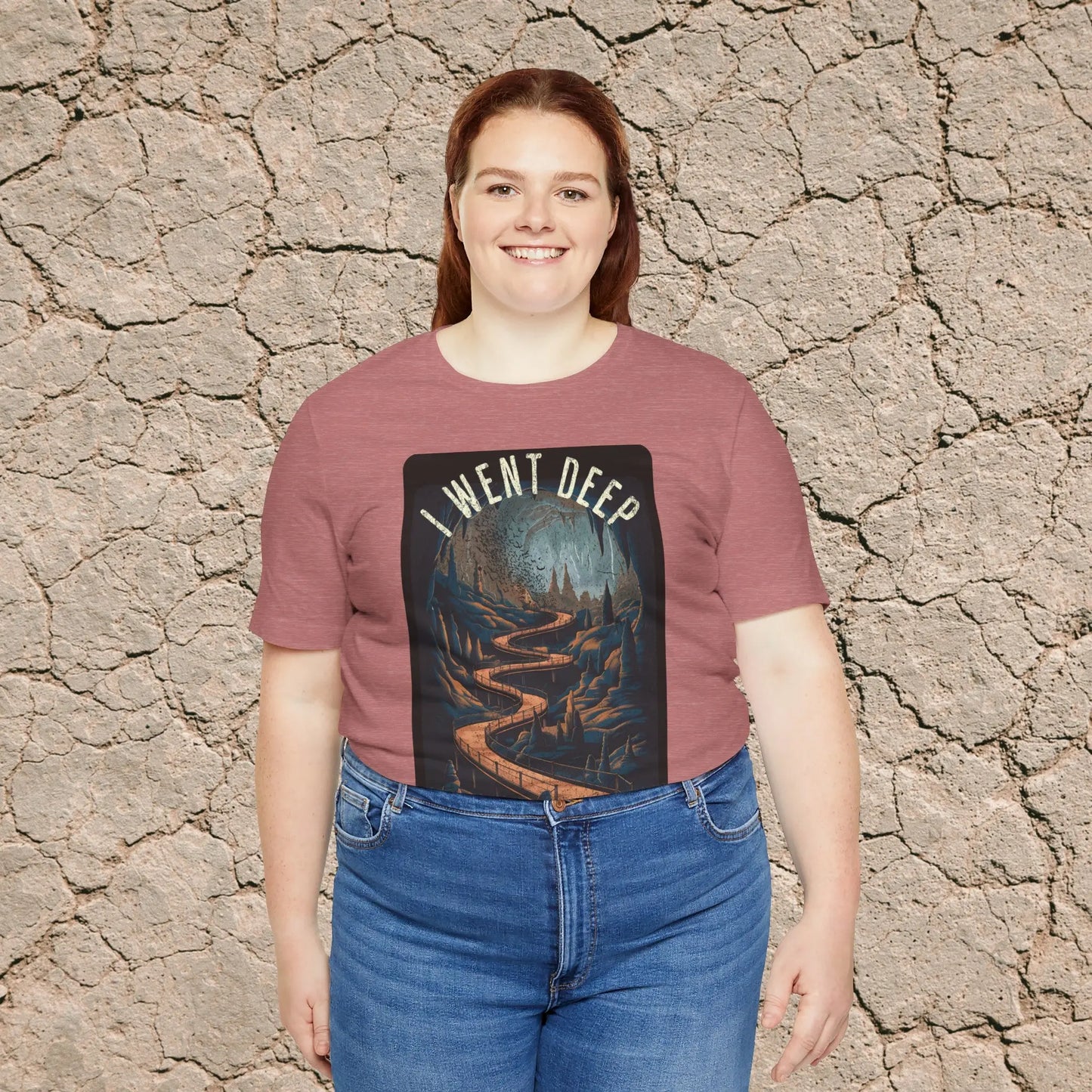 Carlsbad Caverns National Park Unisex T-shirt Soft Cotton Tee I Went Deep Cave - Park Service Apparel