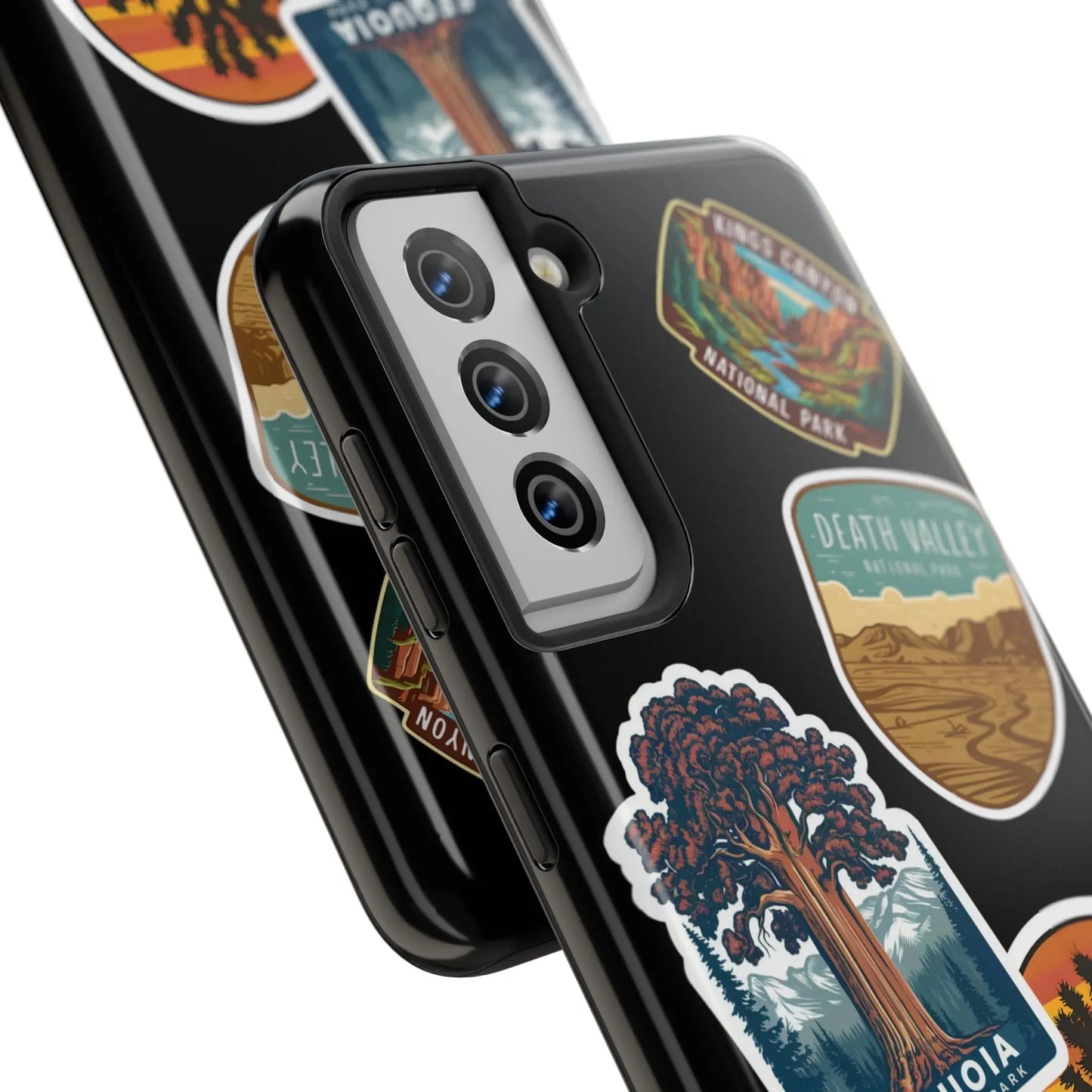 Custom National Park Sticker Style Printed Phone Case Personalize Your Phone Protector (iPhone 7-15) (Galaxy 21-24) - Park Service Apparel