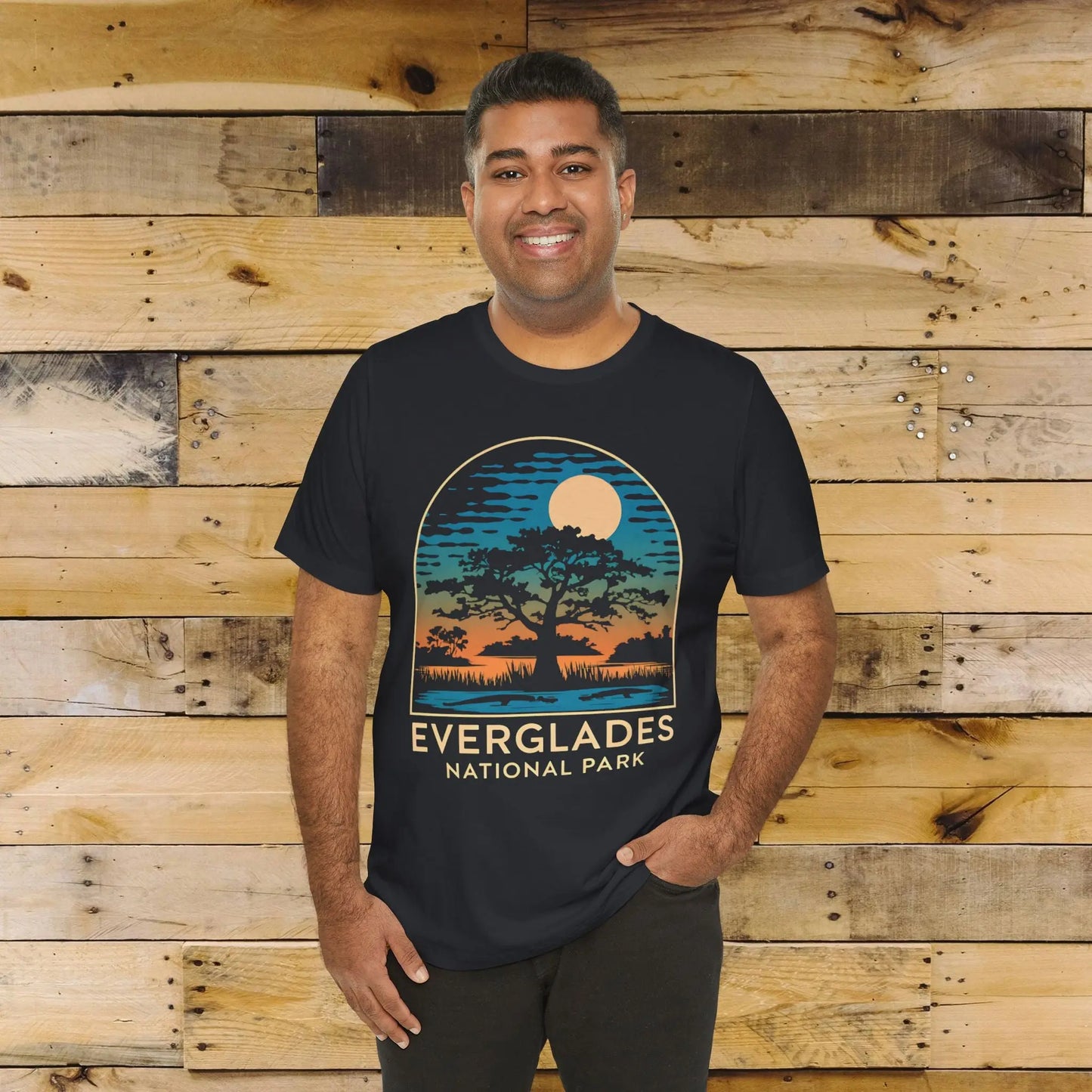 Everglades National Park Unisex Fit T-Shirt Florida Trees - Park Service Apparel