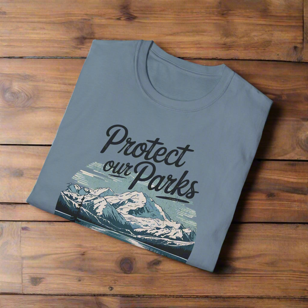 Protect Our Parks Denali National Park Unisex Fit Soft T-Shirt Printify