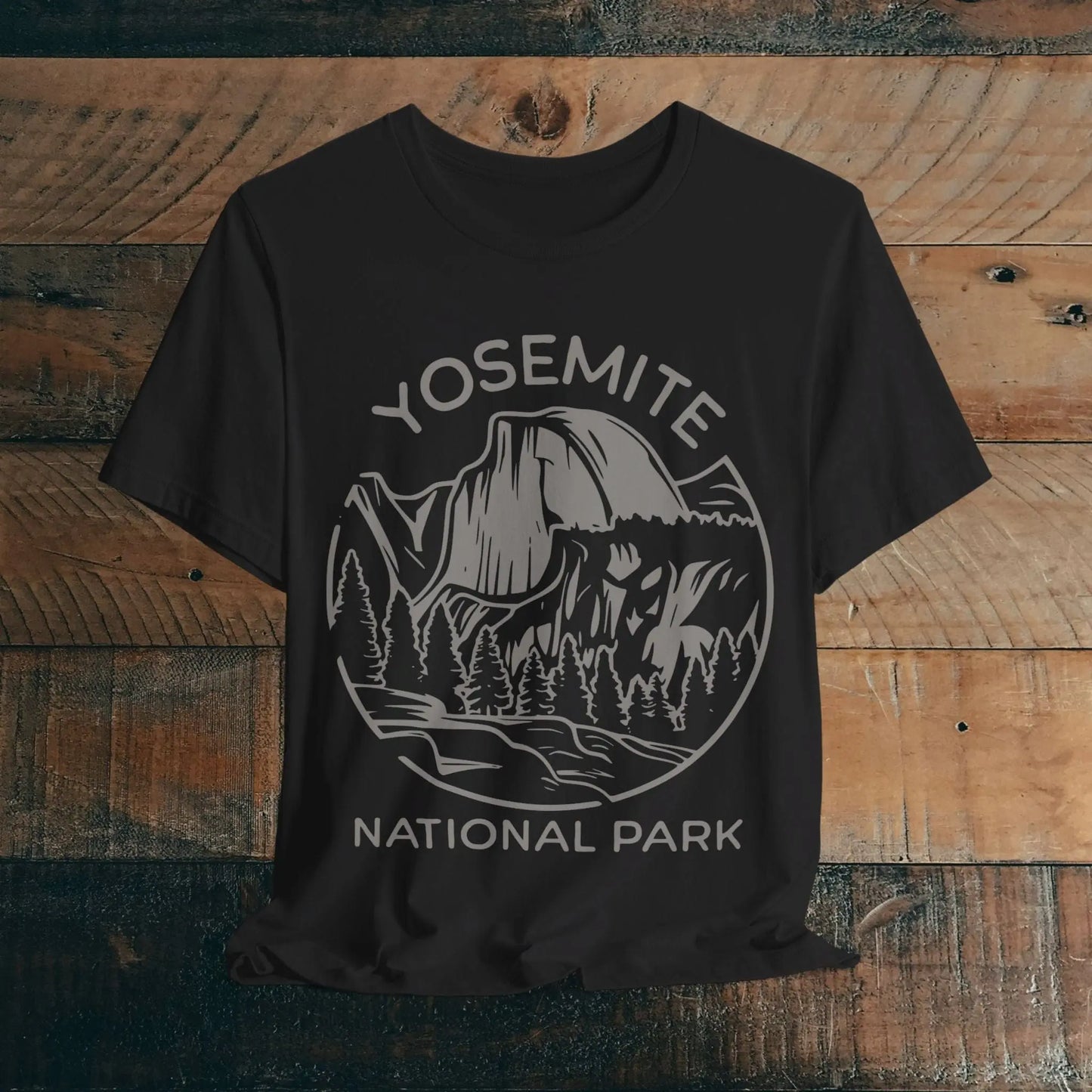 Yosemite National Park Valley Half Dome Art Unisex Fit Soft T-Shirt - Park Service Apparel