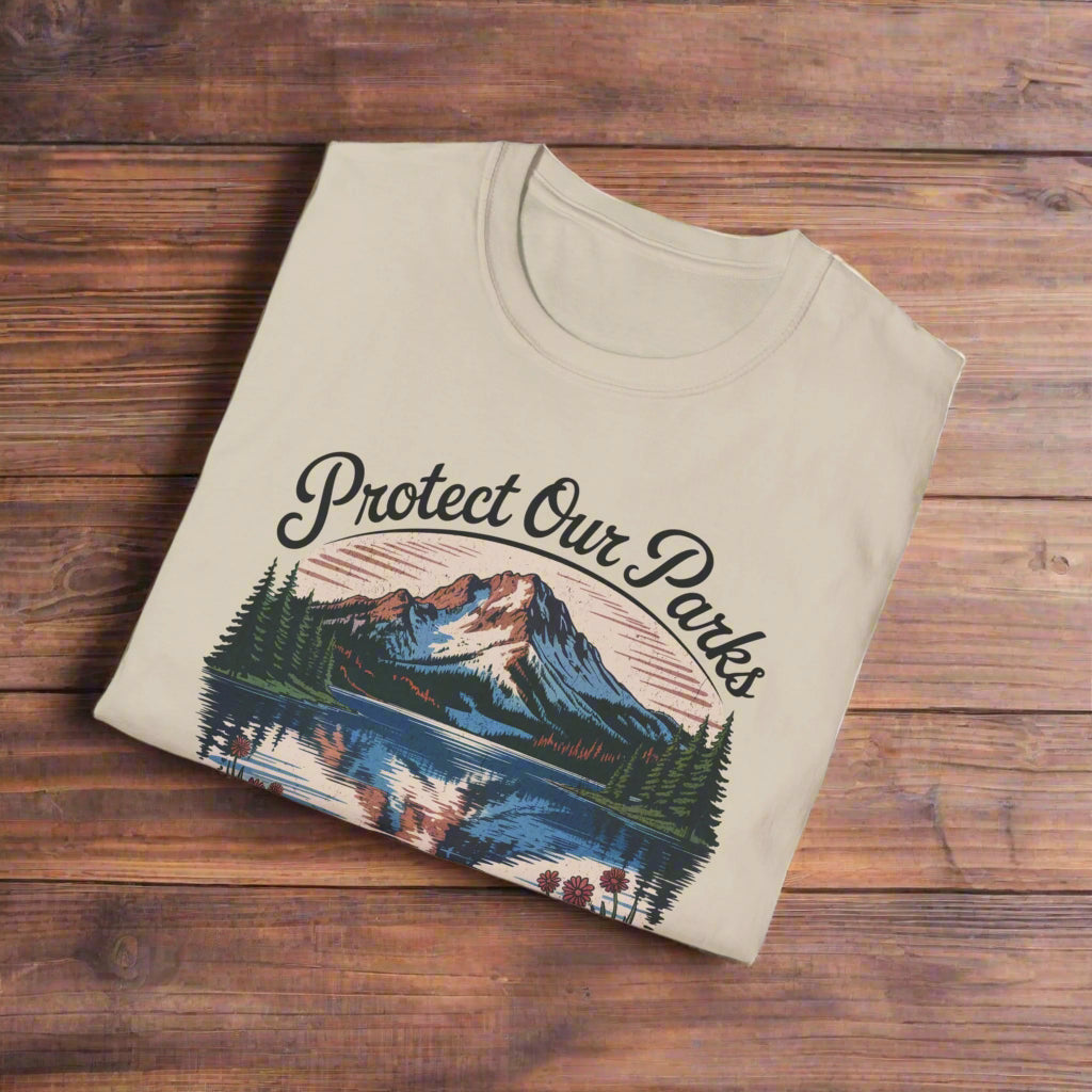 Protect Our Parks Lassen Volcanic National Park Unisex Fit Soft T-Shirt Printify