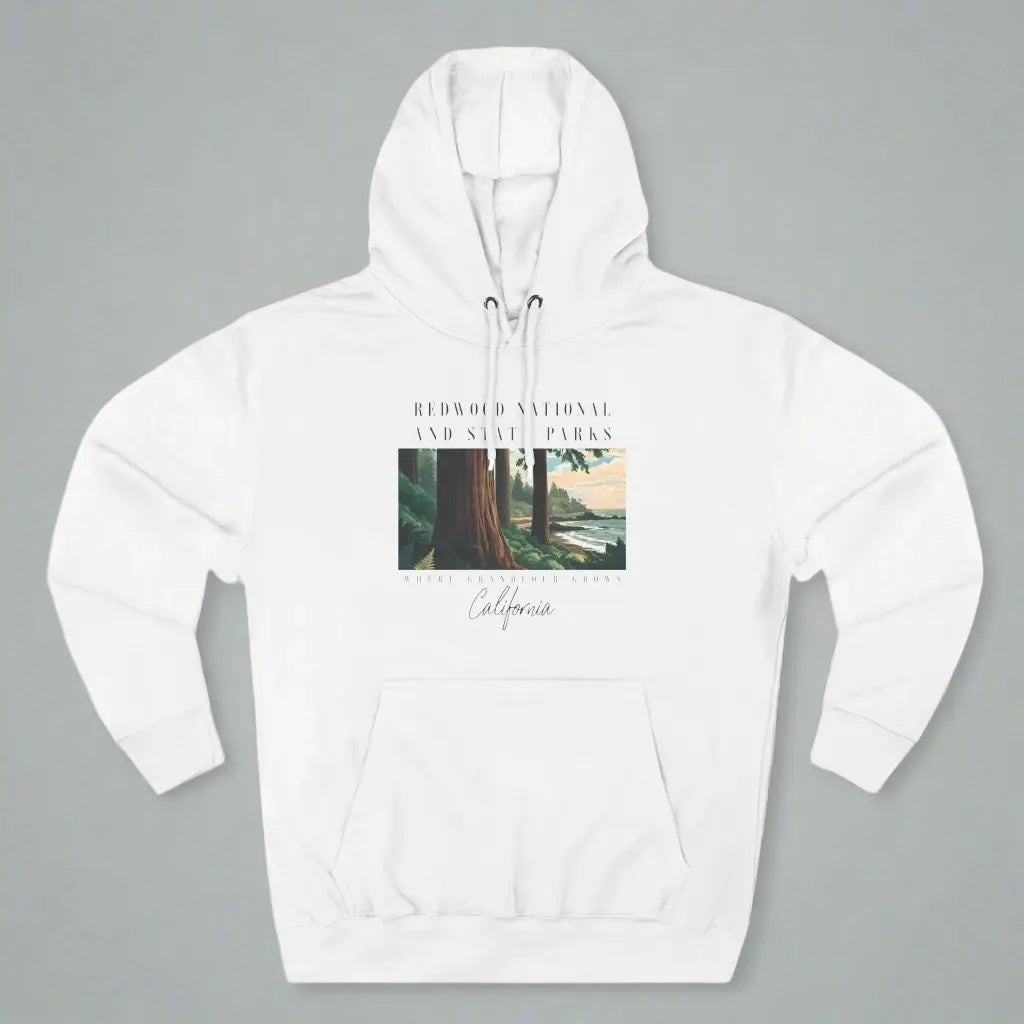 Redwood State and National Parks Unisex Fit Fleece Hoodie - Park Service Apparel