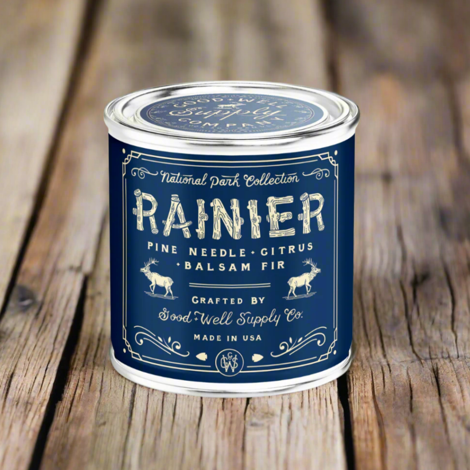 Rainier National Park Candle Good & Well Supply Co