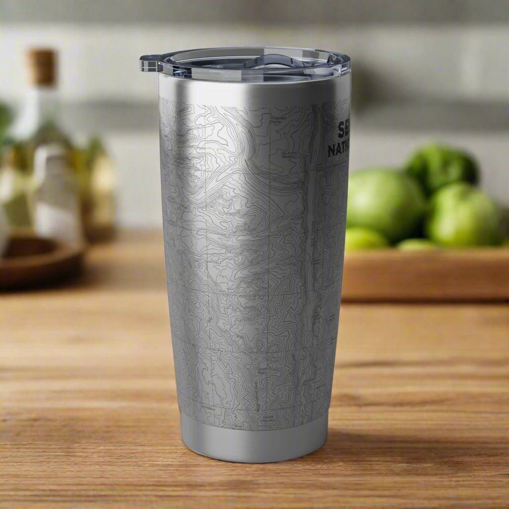Sequoia National Park Topographic Insulated Tumbler 20oz