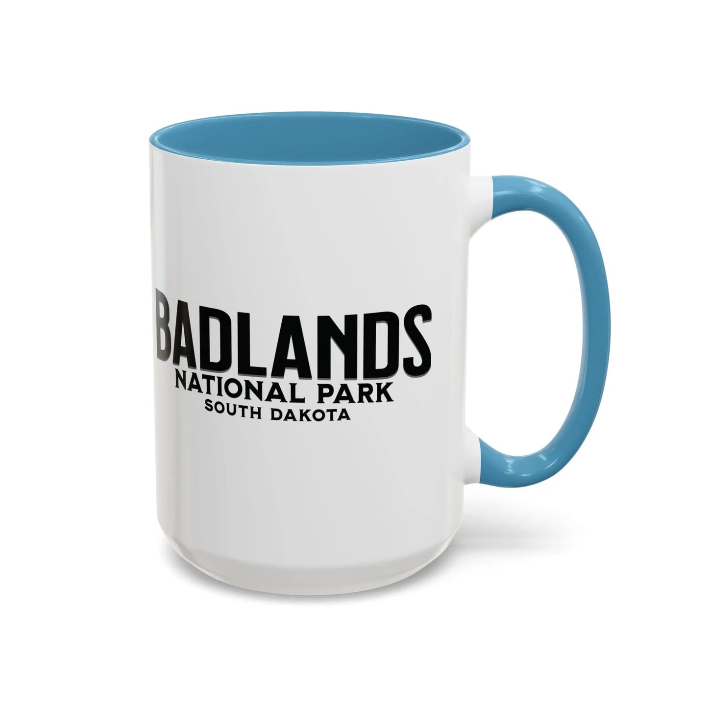 Badlands National Park Accent Coffee Mug 11oz 15oz Blue Black Pink Red Outdoor Inspired Ceramic Mug - Park Service Apparel