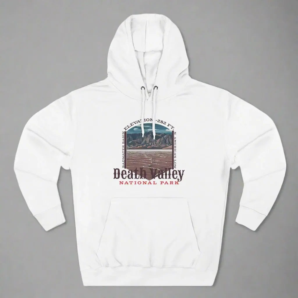 Death Valley National Park Unisex Fit Fleece Hoodie Badwater Basin - Park Service Apparel
