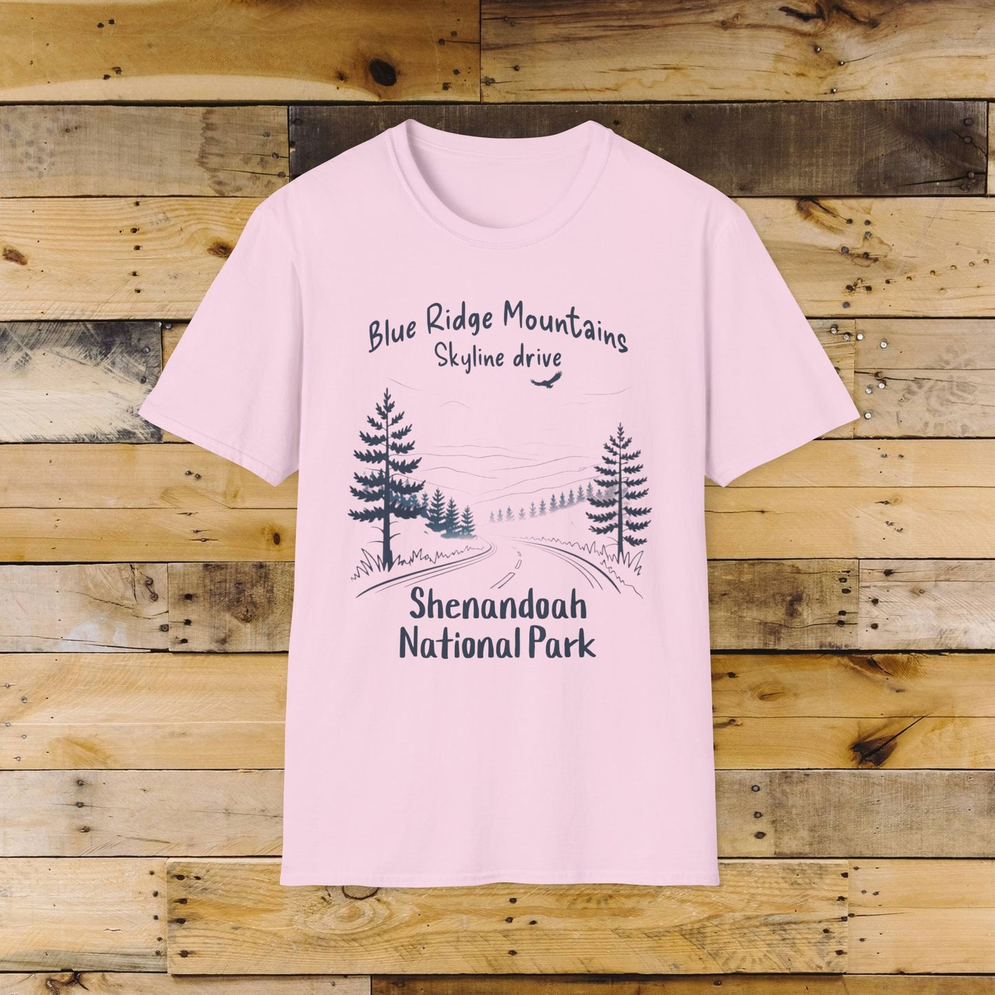 Shenandoah Blue Ridge Mountains National Park Unisex Fit Soft T-Shirt