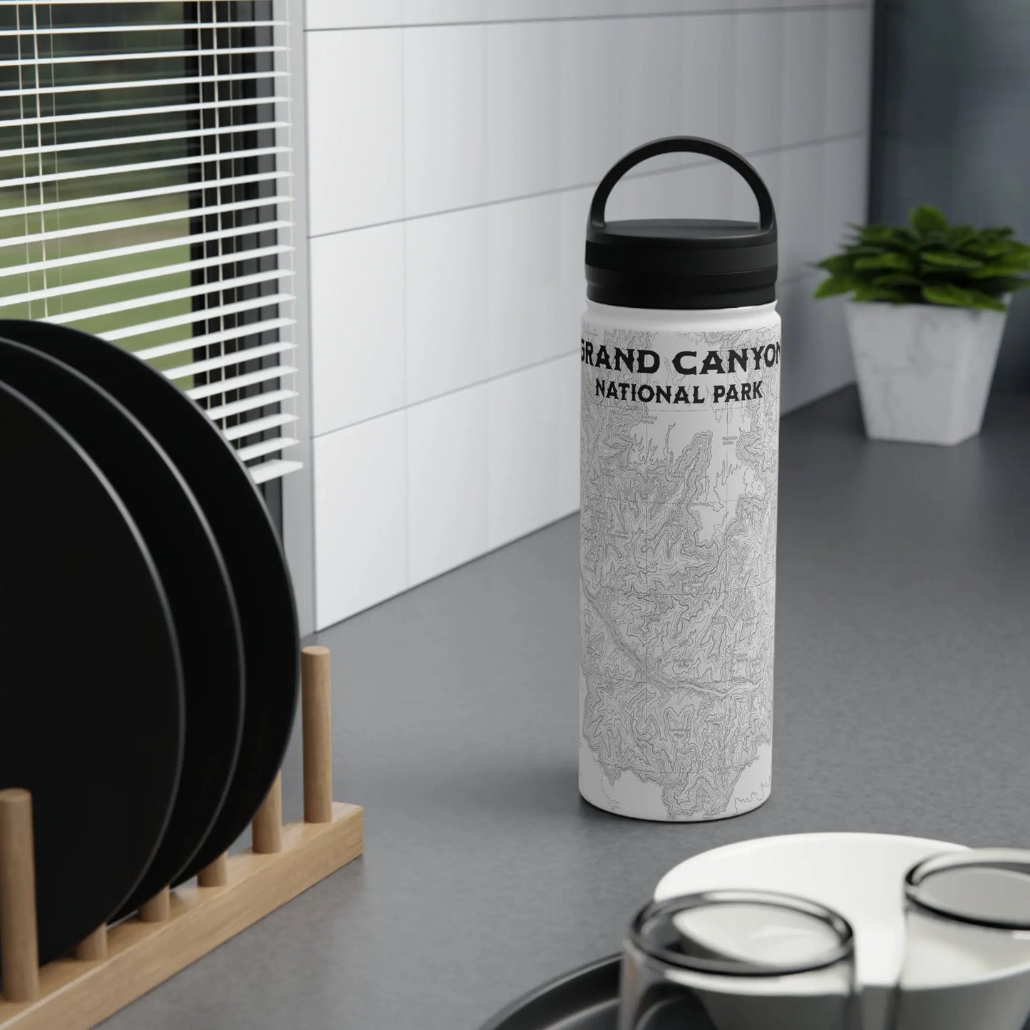 Grand Canyon National Park Stainless Steel Water Bottle (3 Sizes, 3 Lid Options) - Park Service Apparel