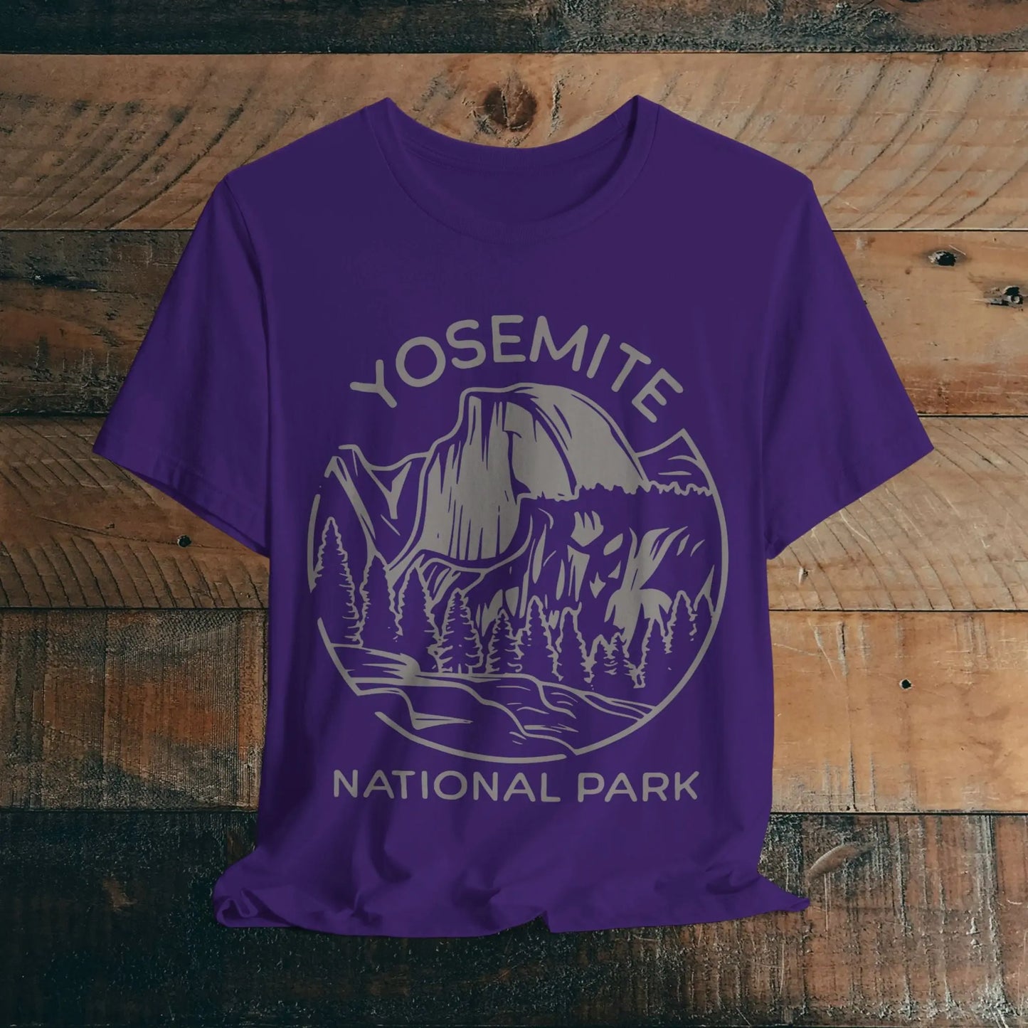 Yosemite National Park Valley Half Dome Art Unisex Fit Soft T-Shirt - Park Service Apparel