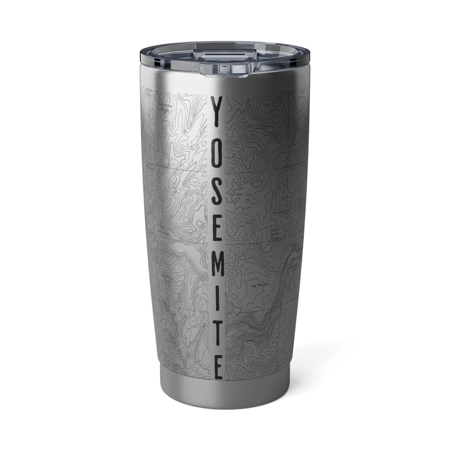 Yosemite National Park Topographic Tumbler 20oz Double Walled Sealed Spill Resistant Lid - Park Service Apparel