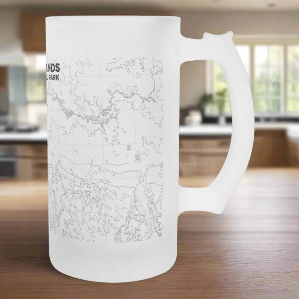 Badlands National Park Topographic Pint Mug - Park Service Apparel
