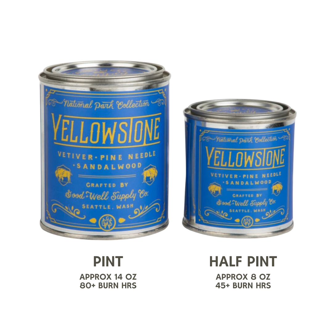 Glacier National Park Candle Good & Well Supply Co