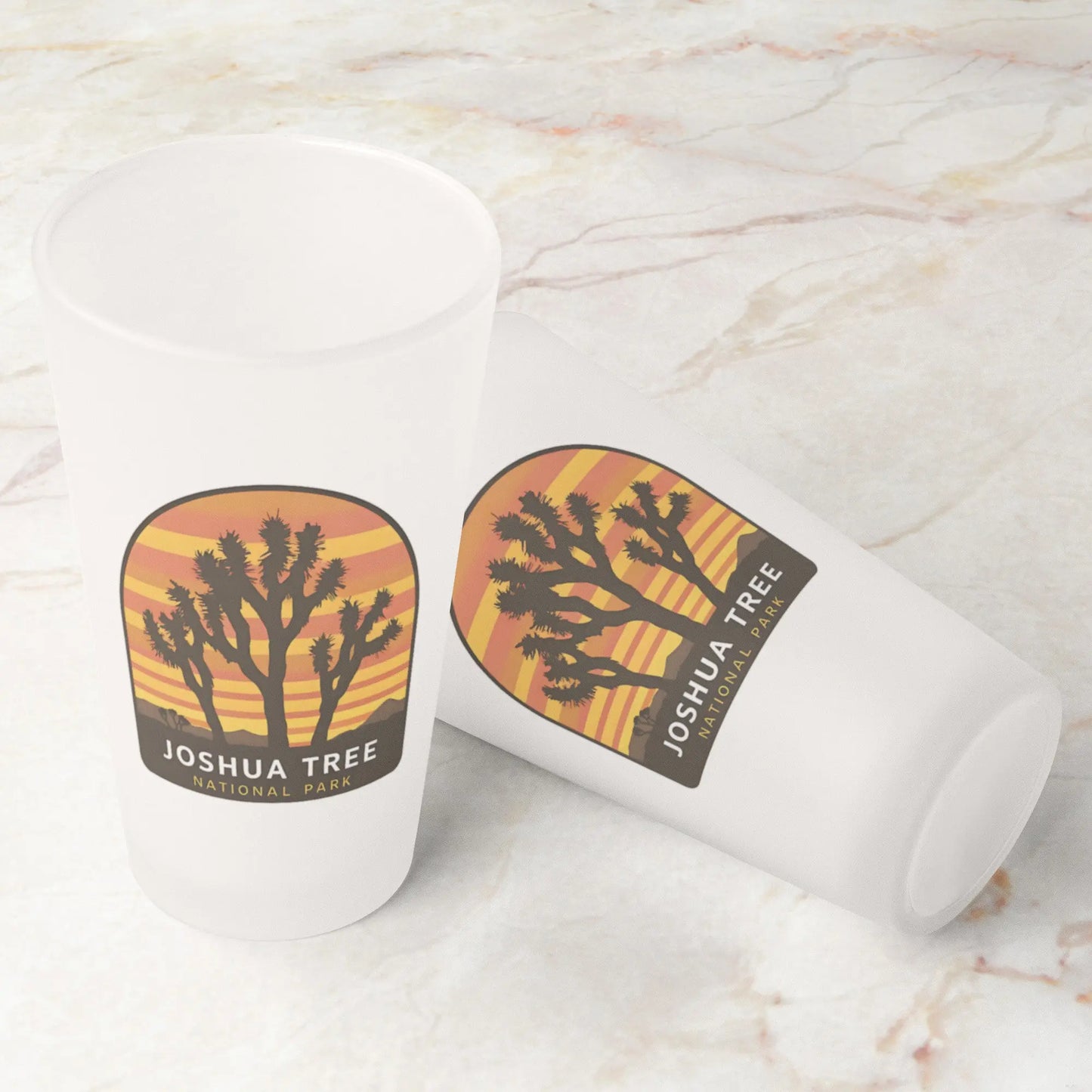 Joshua Tree National Park Frosted Pint Glass Beer Cup - Park Service Apparel