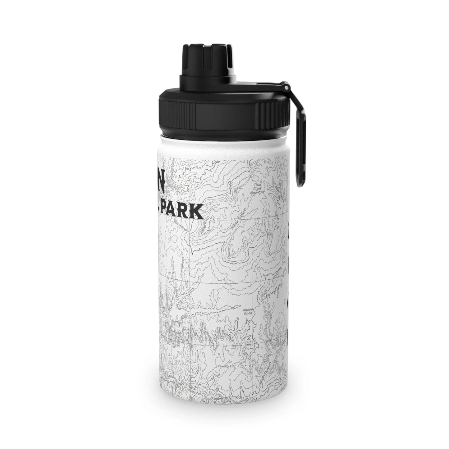 Zion National Park Insulated Stainless Steel Water Bottle (3 Sizes, 3 Lid Options) - Park Service Apparel