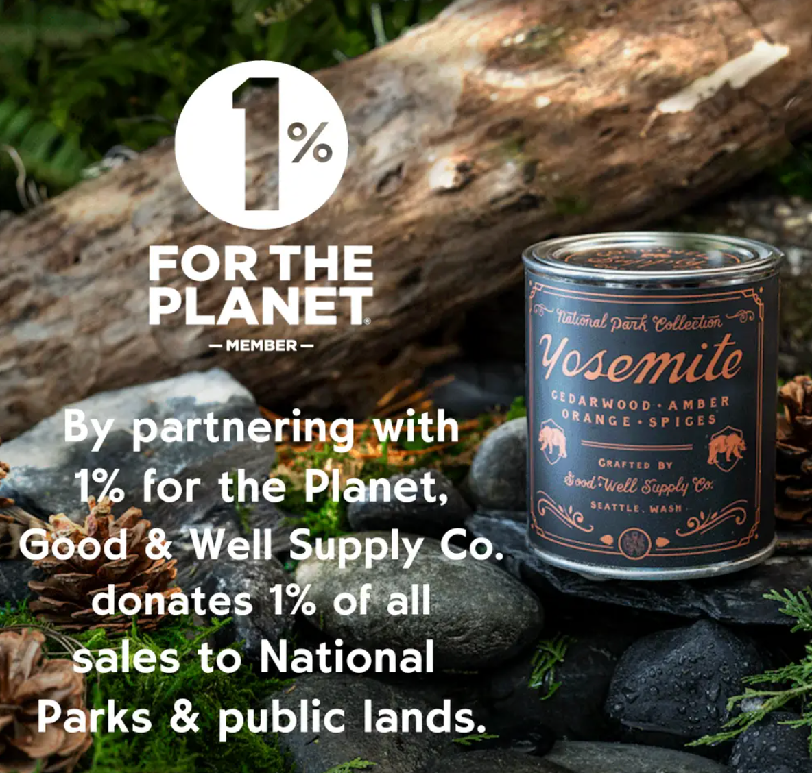 Glacier National Park Candle Good & Well Supply Co