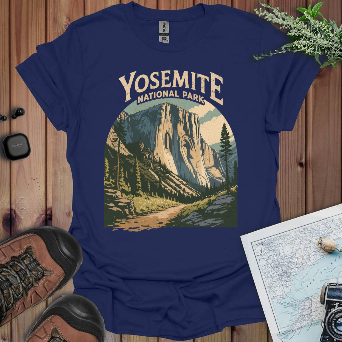 Yosemite Valley El Capitan Unisex Fit Soft T-Shirt Printify