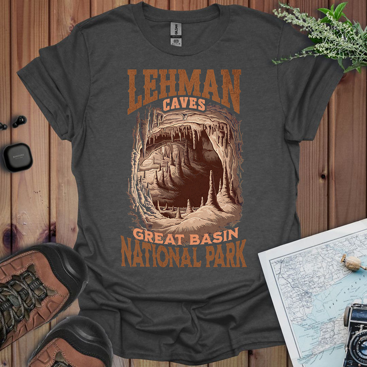 Great Basin National Park Unisex Fit Soft T-Shirt Lehman Caves Printify
