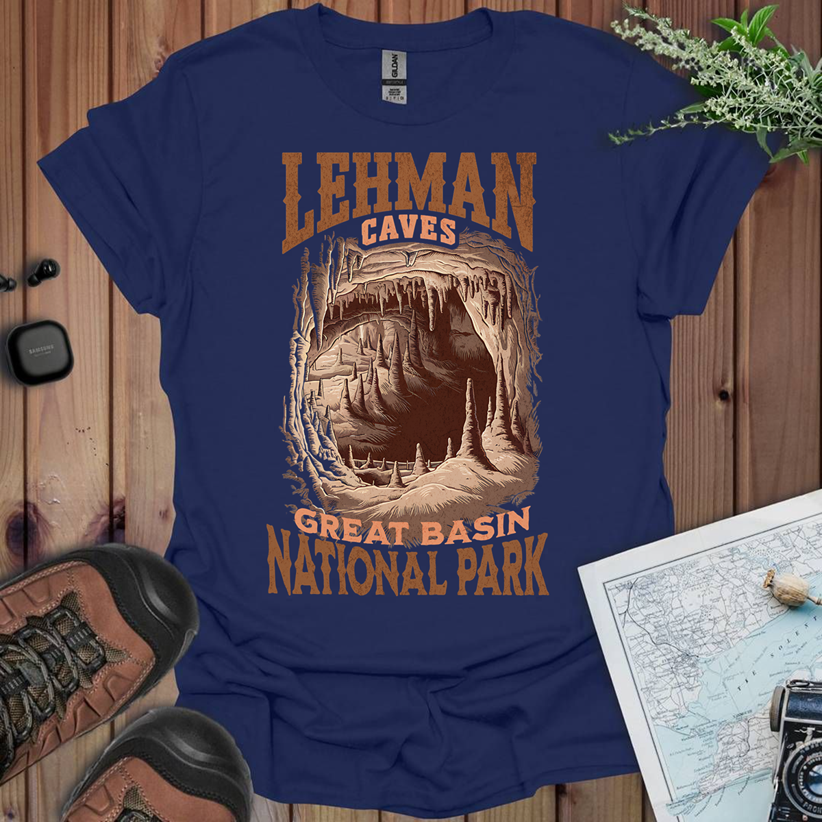 Great Basin National Park Unisex Fit Soft T-Shirt Lehman Caves Printify
