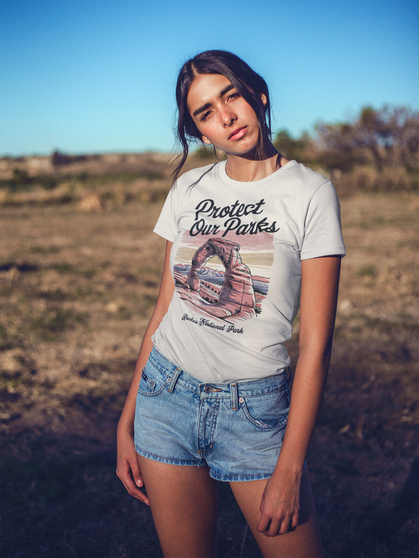 Protect Our Parks Arches Unisex Fit Soft T-Shirt Printify