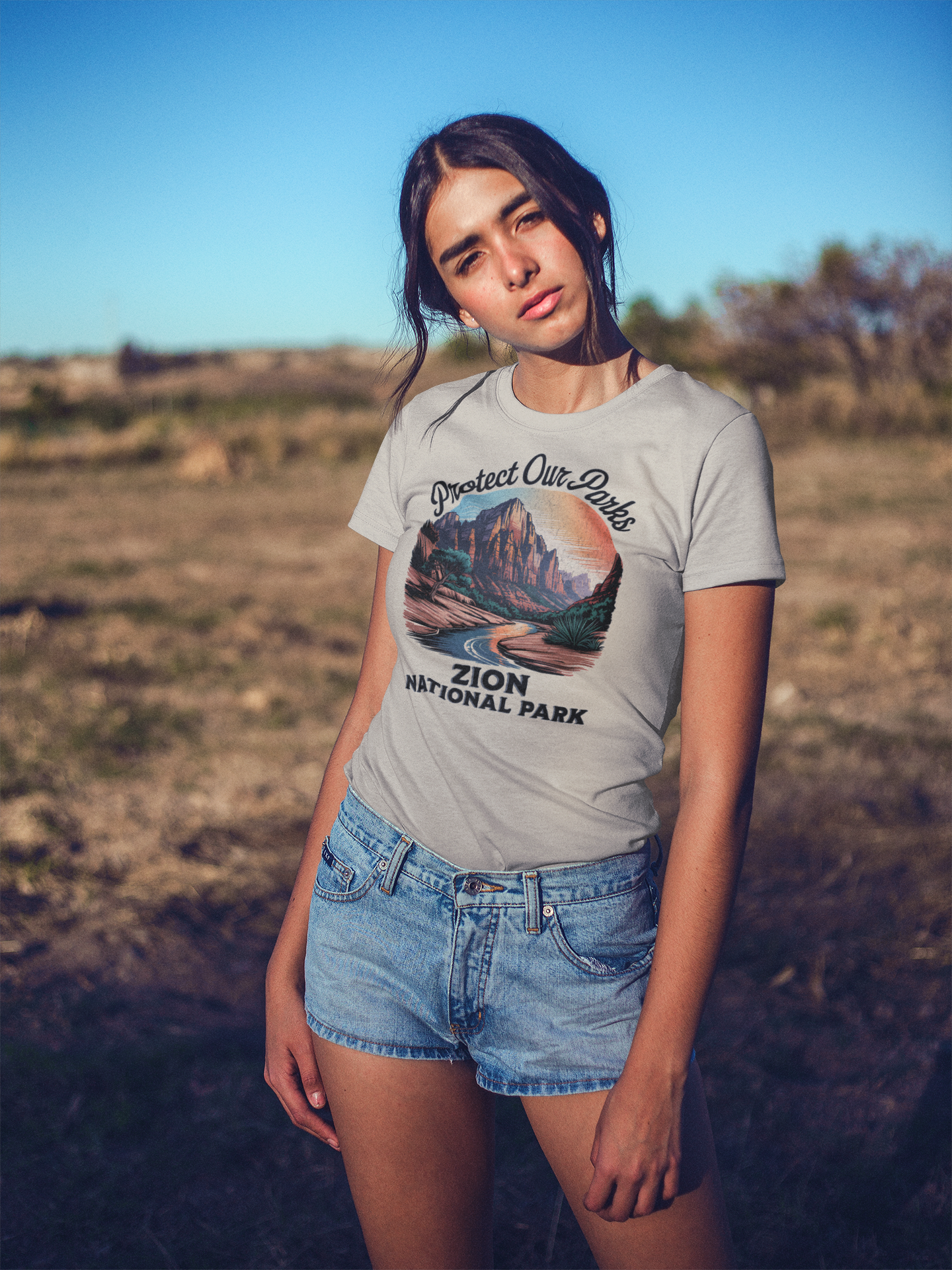 Protect Our Parks Zion National Park Unisex Fit Soft T-Shirt Printify