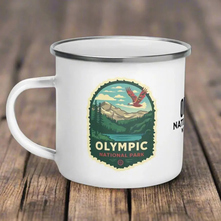 Olympic National Park Durable Enamel Camp Mug - Park Service Apparel
