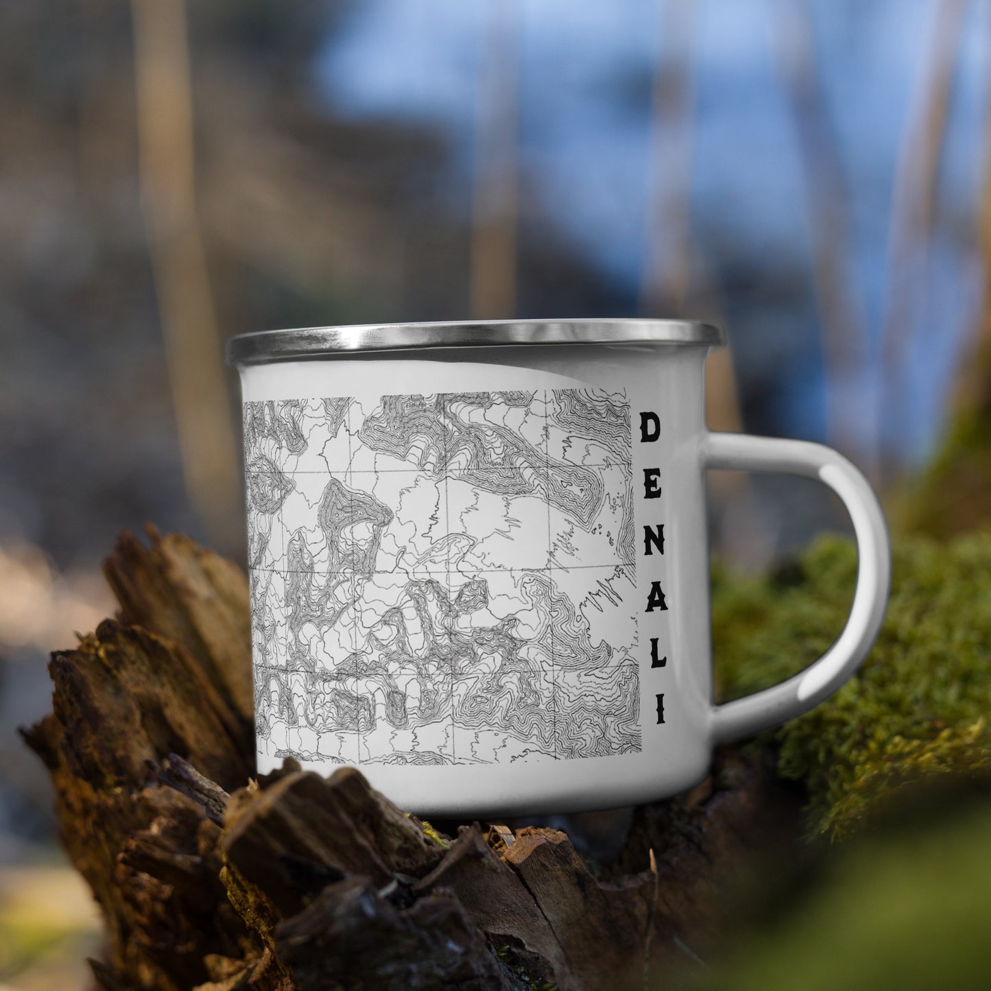 Denali National Park Topographic Camp Mug Park Service Apparel