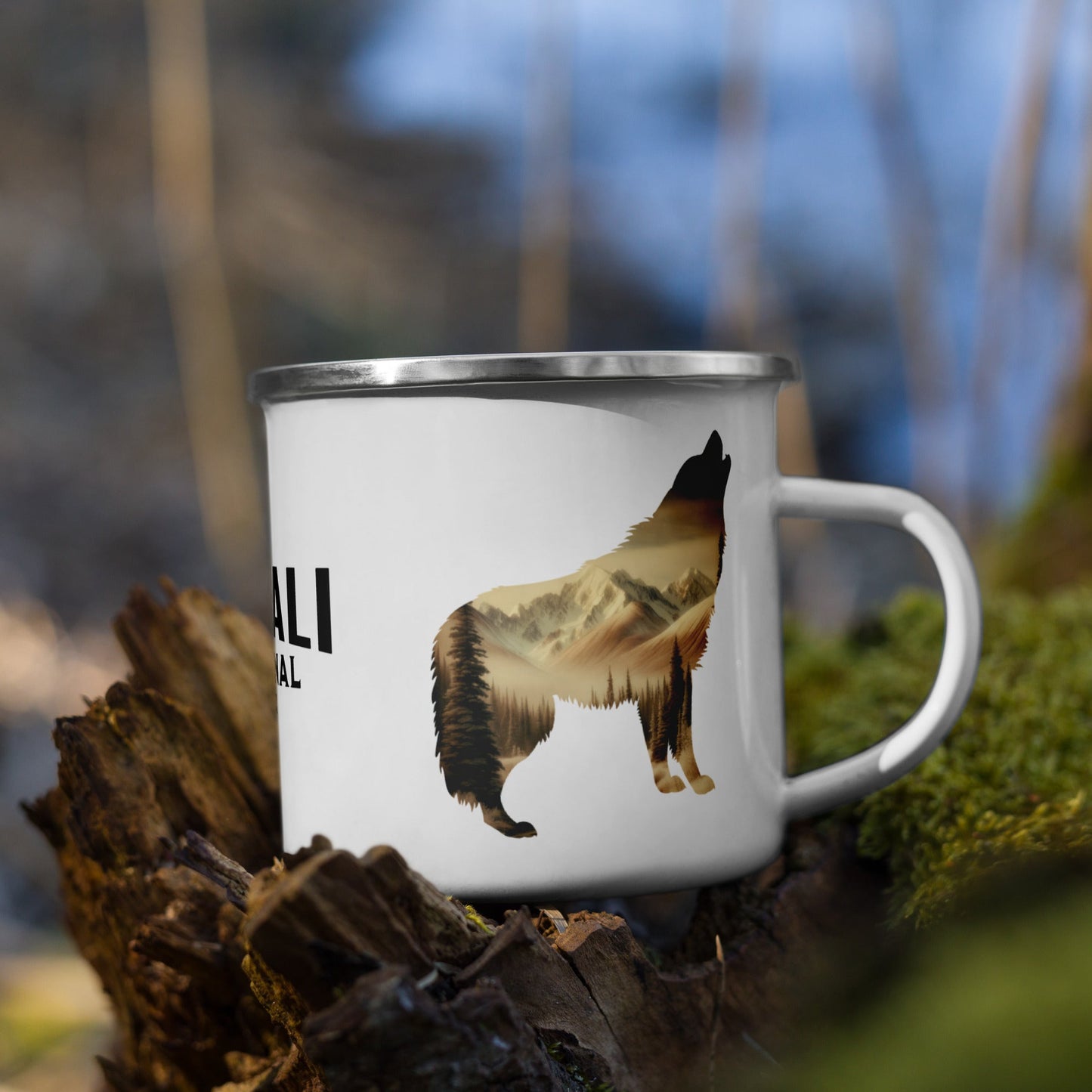 Denali National Park Durable Camp Mug Mountain Wolf Park Service Apparel