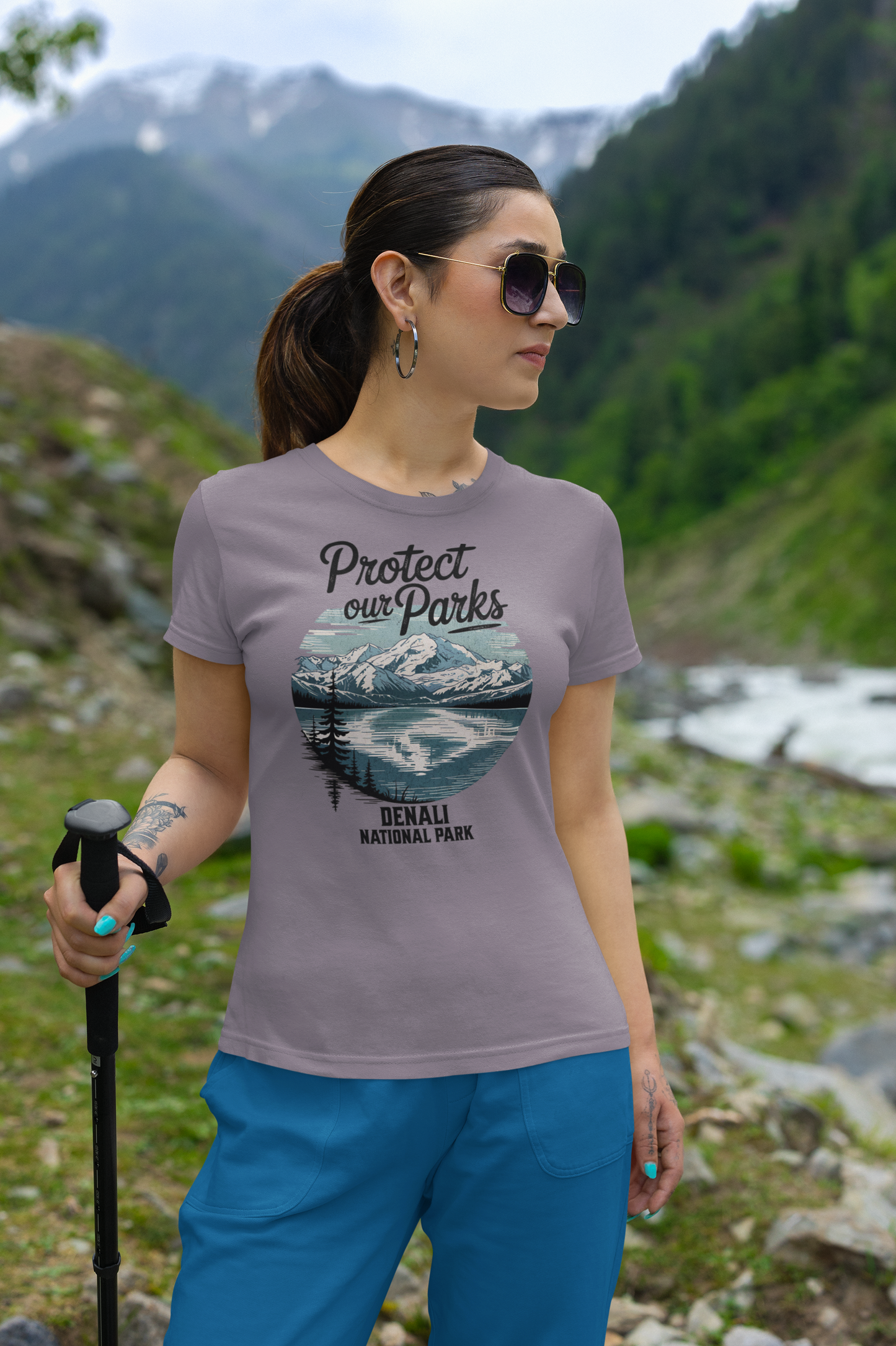 Protect Our Parks Denali National Park Unisex Fit Soft T-Shirt Printify