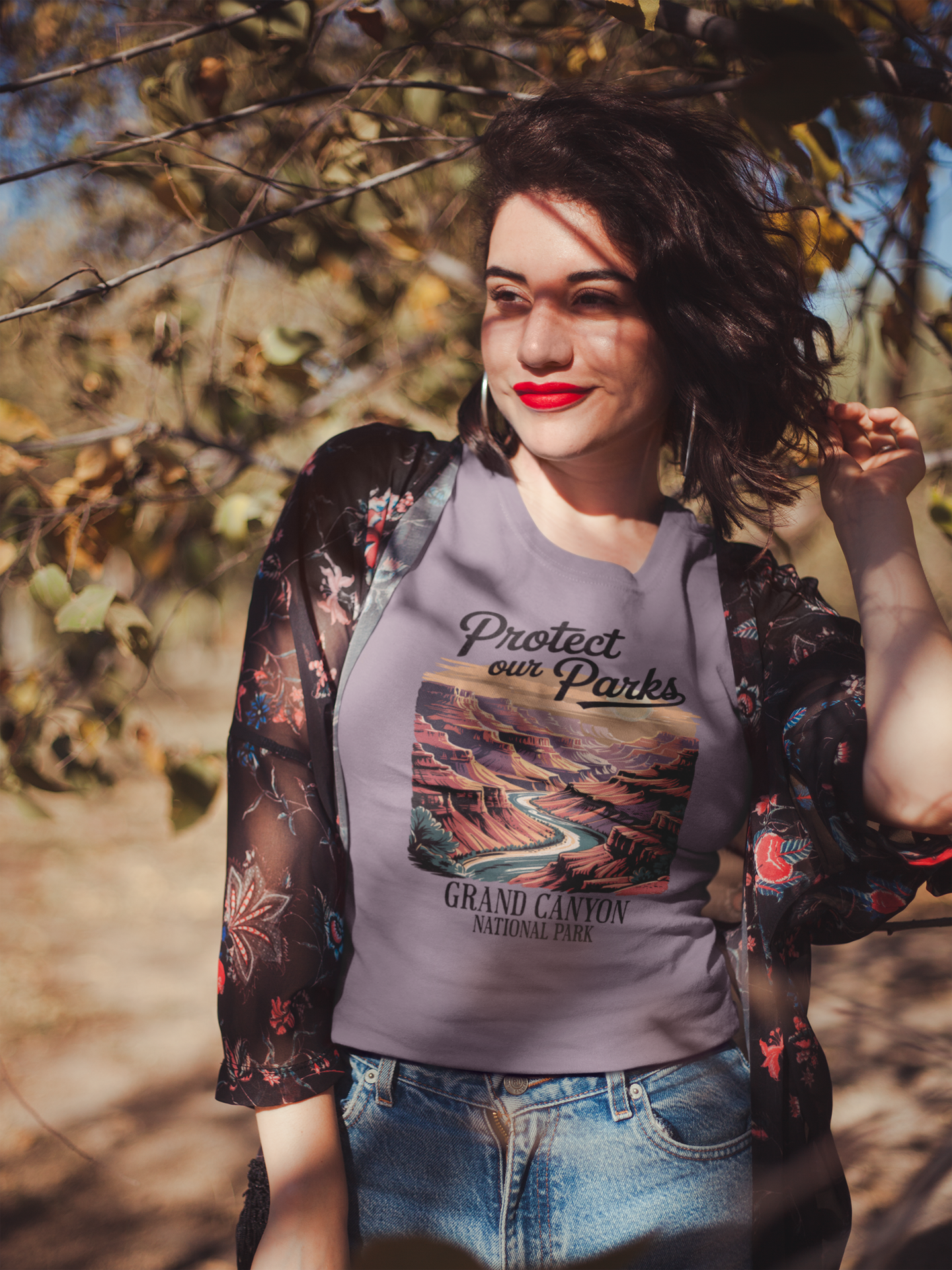 Protect Our Parks Grand Canyon National Park Unisex Fit Soft T-Shirt Printify