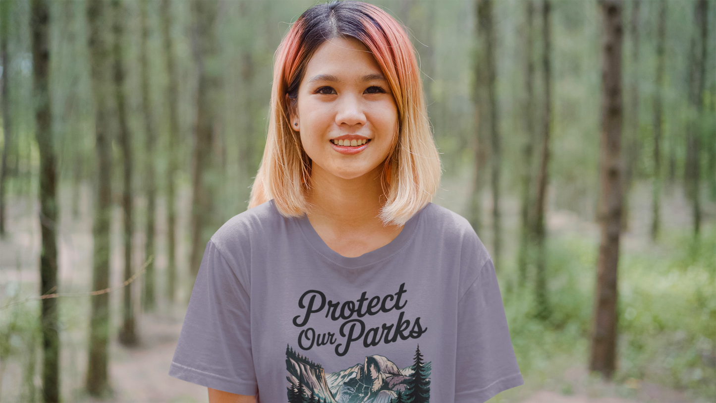 Protect Our Parks Yosemite Valley Half Dome Unisex Fit Soft T-Shirt Printify