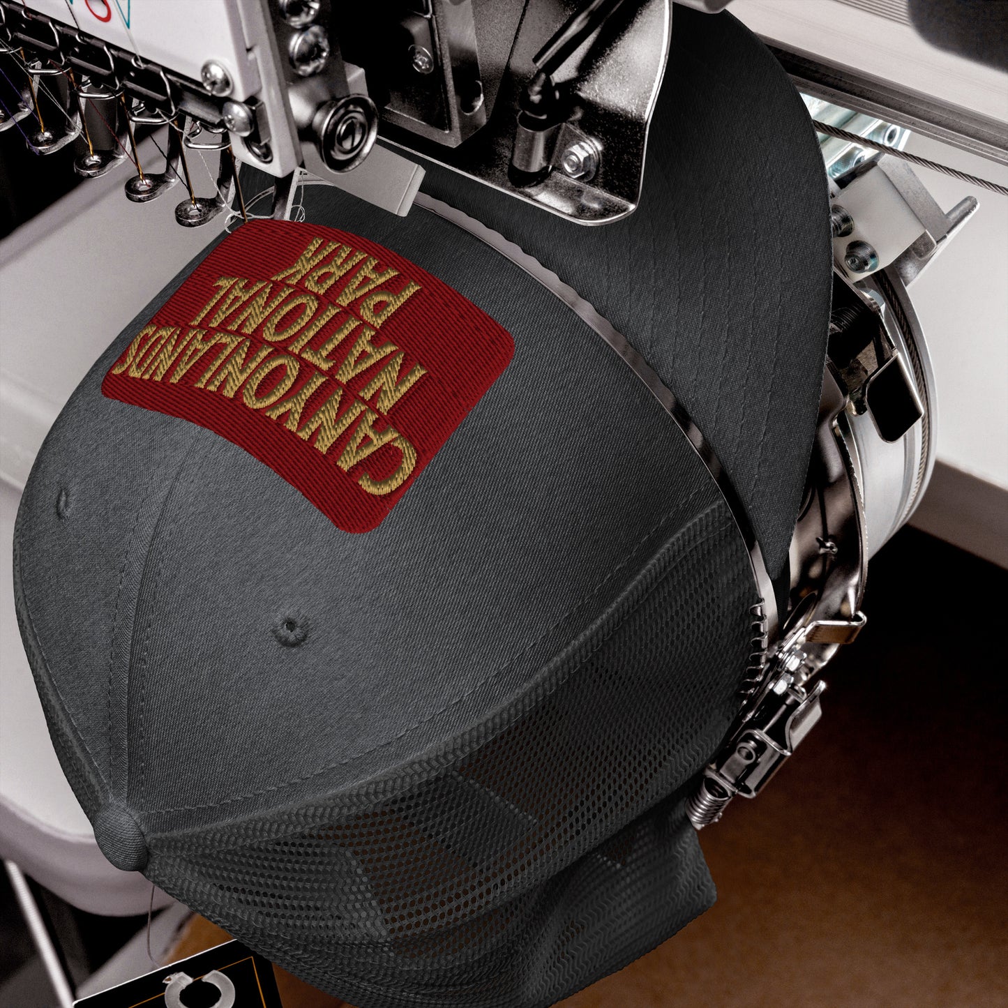Canyonlands National Park Sign Embroidered Trucker Hat Park Service Apparel