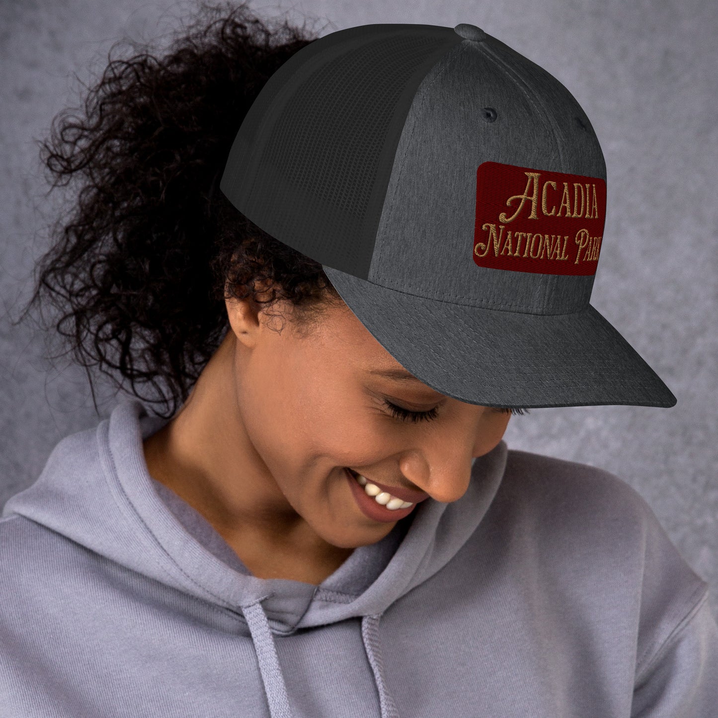 Acadia National Park Embroidered Trucker Hat Park Service Apparel