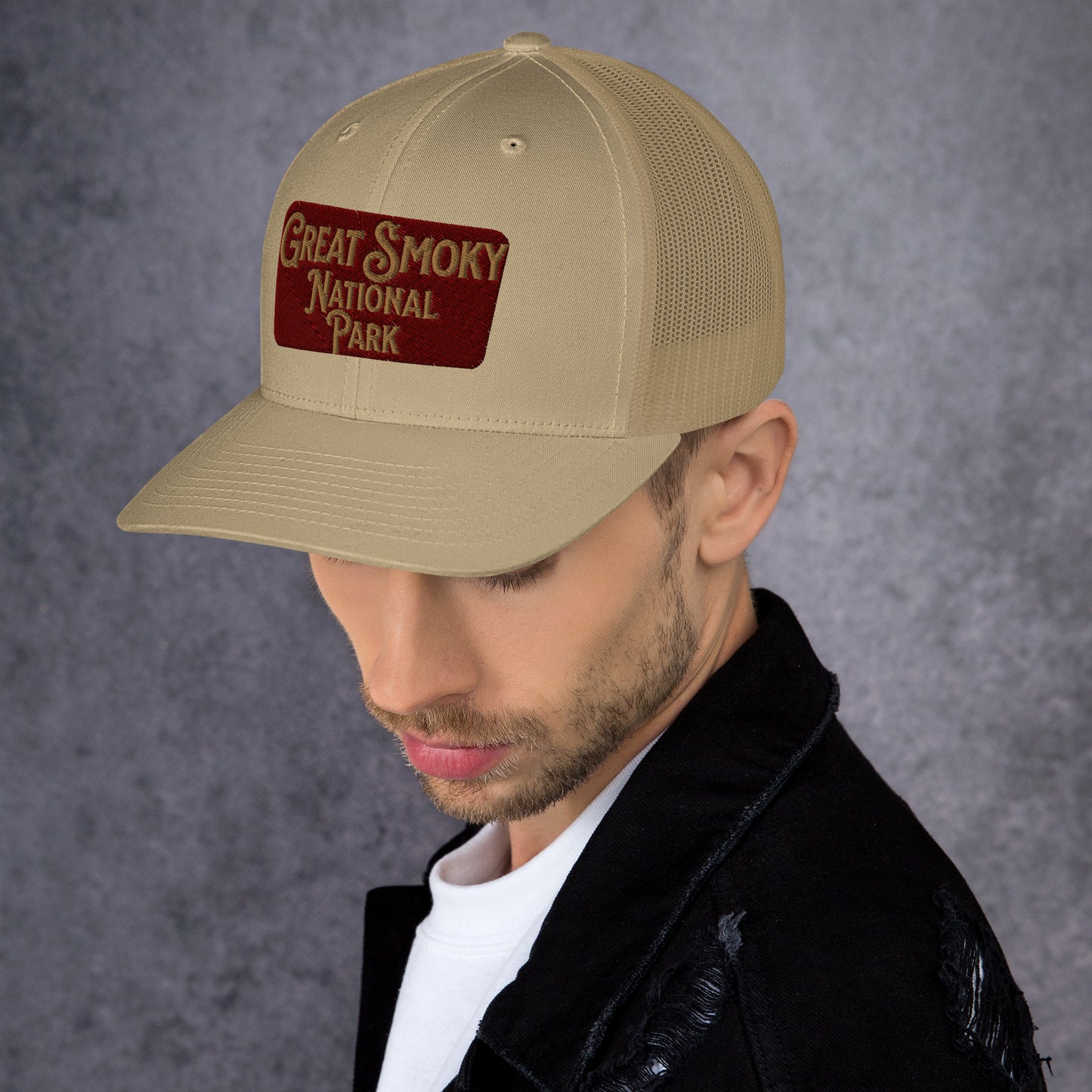 Great Smoky Mountains National Park Embroidered Trucker Hat Park Service Apparel