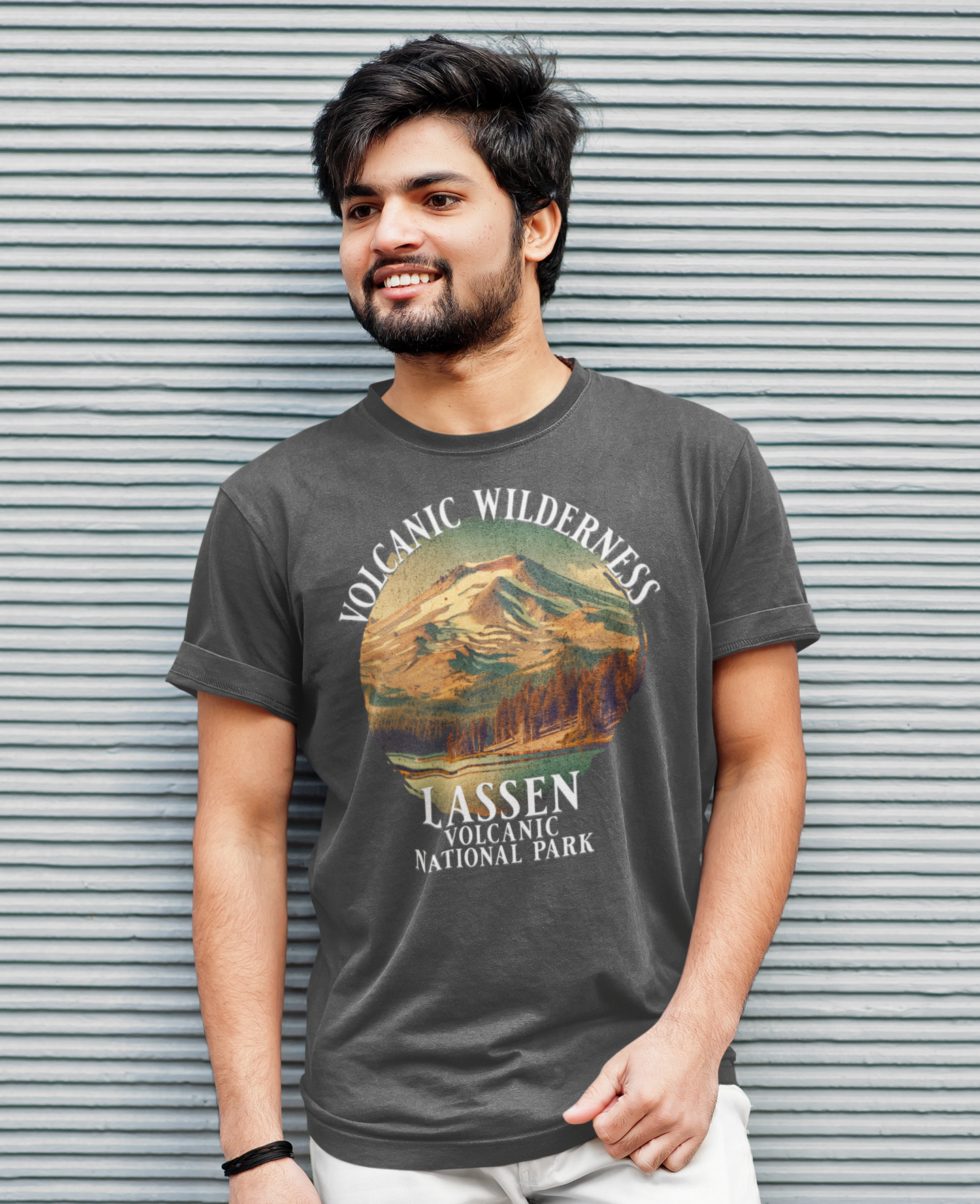 Lassen Volcanic National Park Unisex Fit Soft T-Shirt Volcanic Wilderness Printify