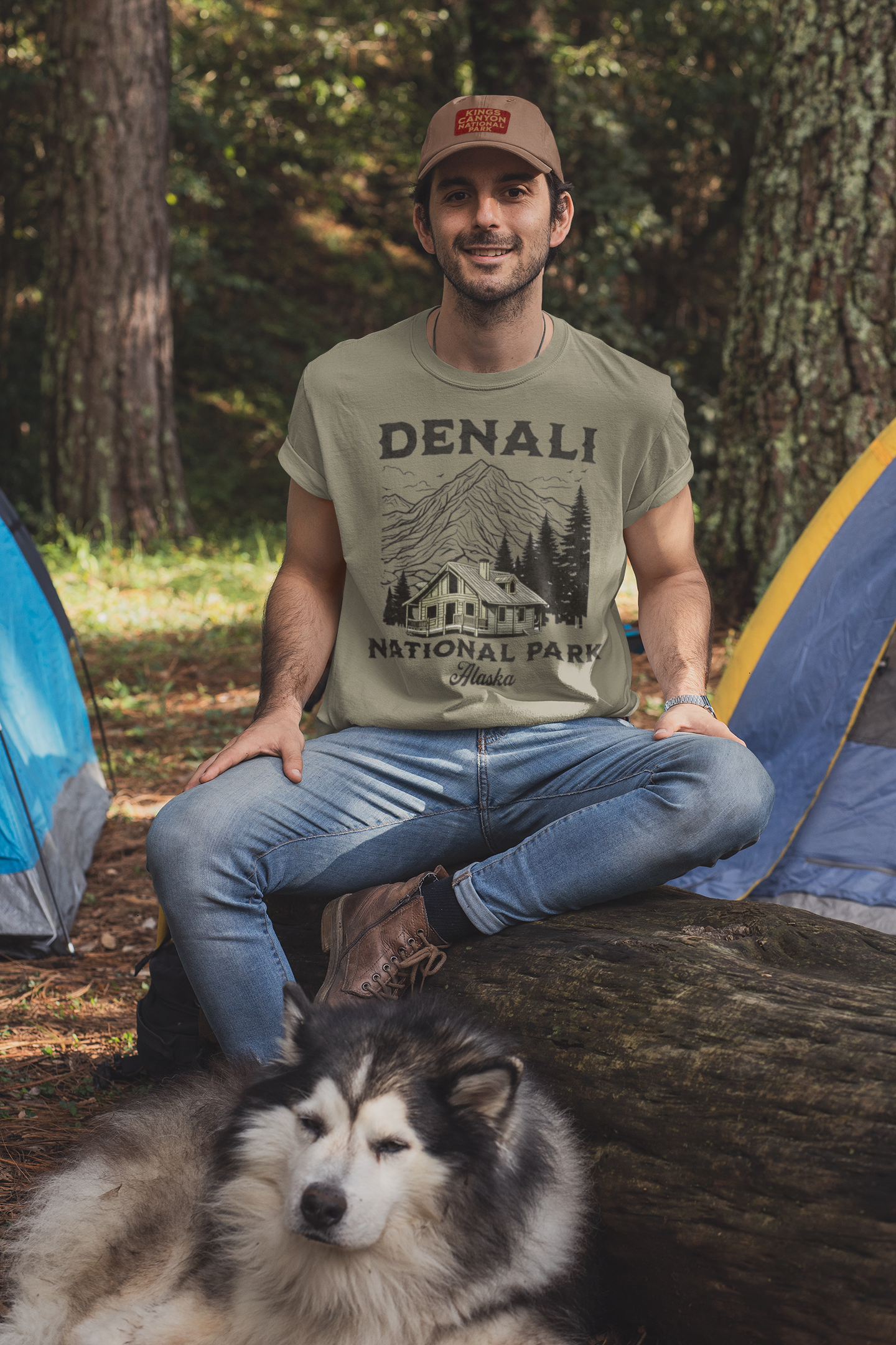 Denali National Park Unisex Fit Soft T-Shirt Mountain Cabin Printify