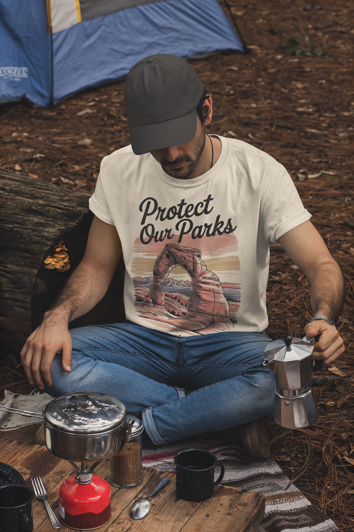 Protect Our Parks Arches Unisex Fit Soft T-Shirt Printify